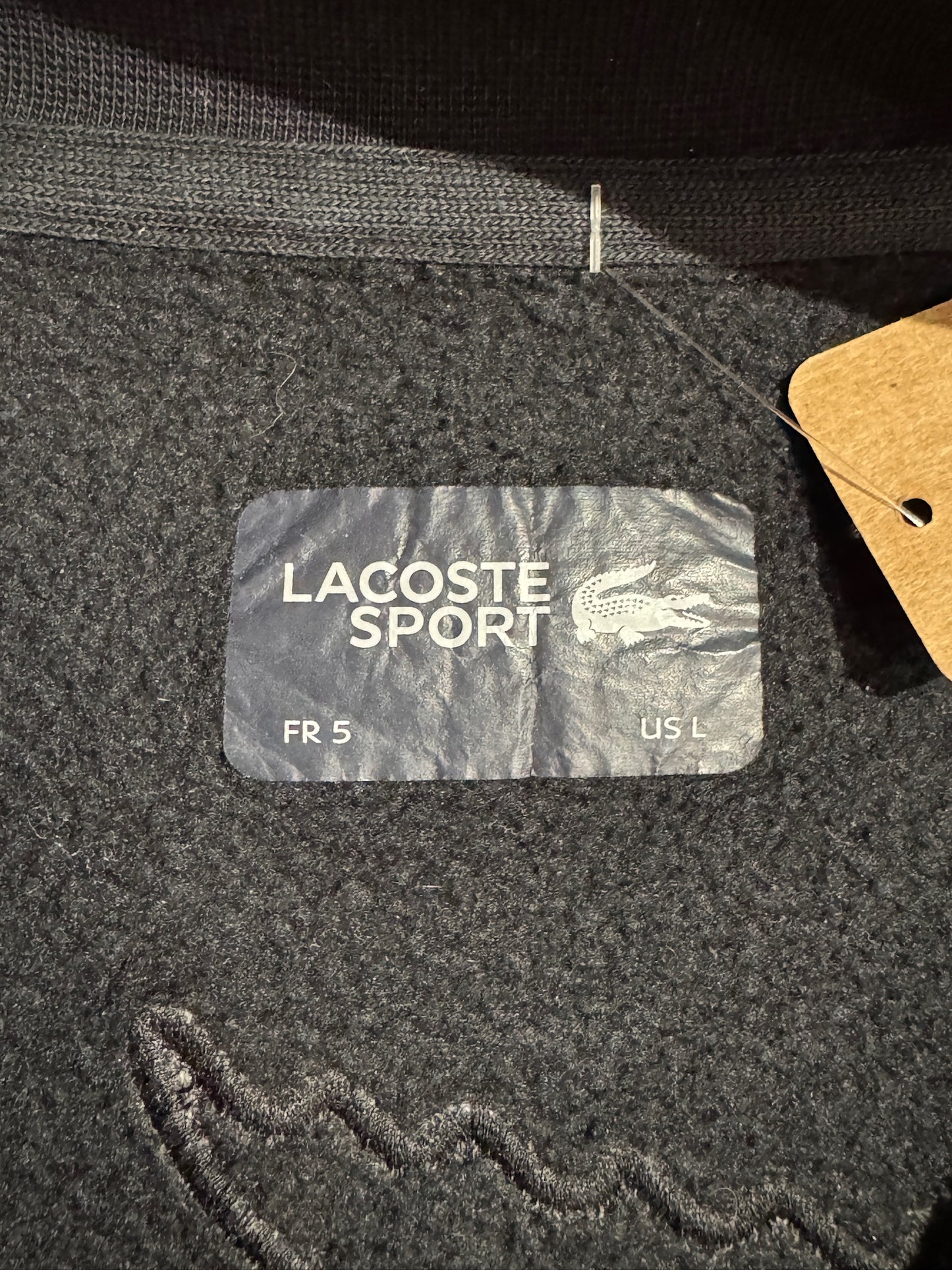 LACOSTE SPORT "DJOKOVIC" TRACKSUIT TOP SZ: 5 / L