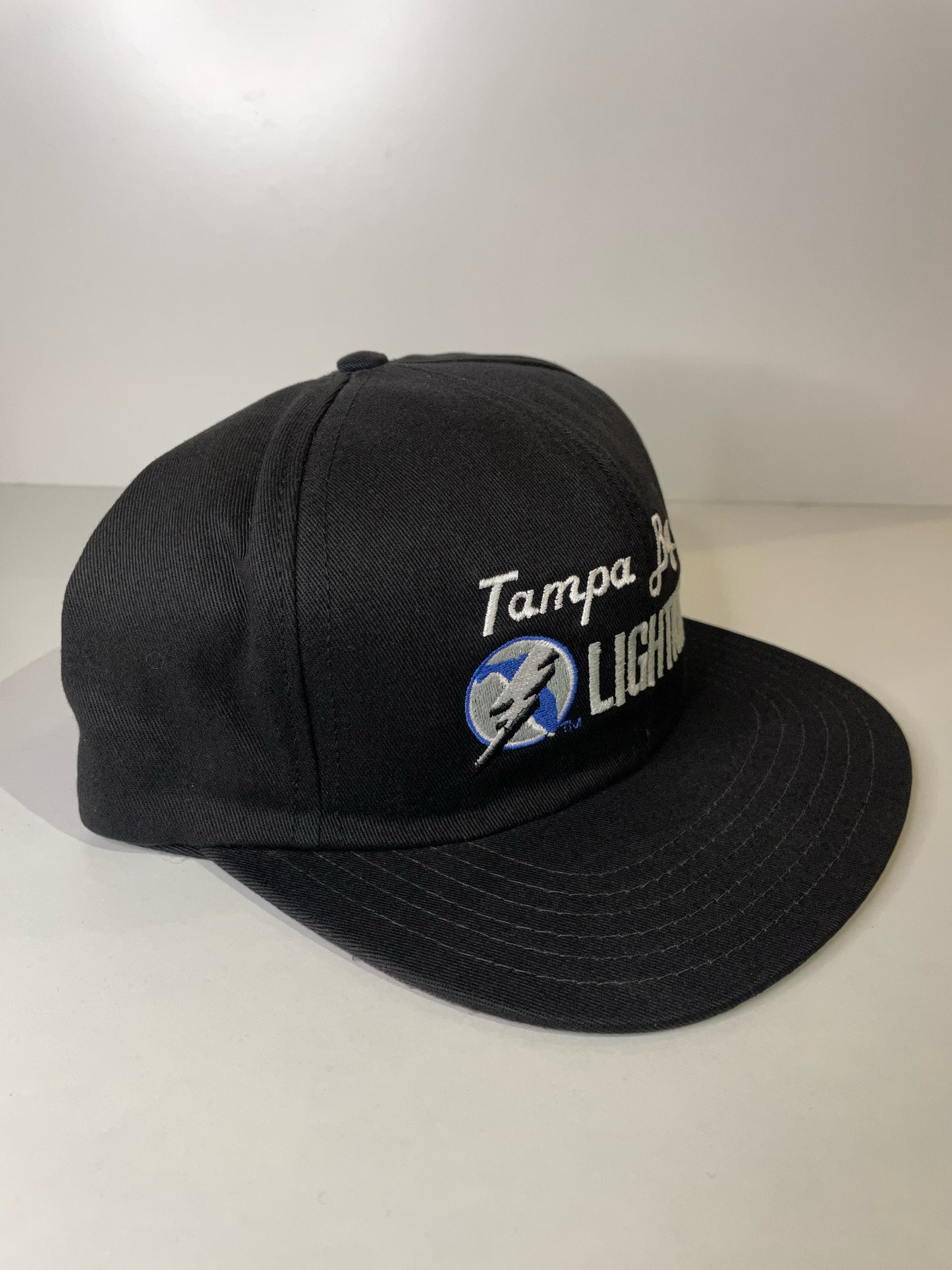 "DS" VINTAGE 90s TAMPA BAY LIGHTNING CCM SNAPBACK CAP HAT