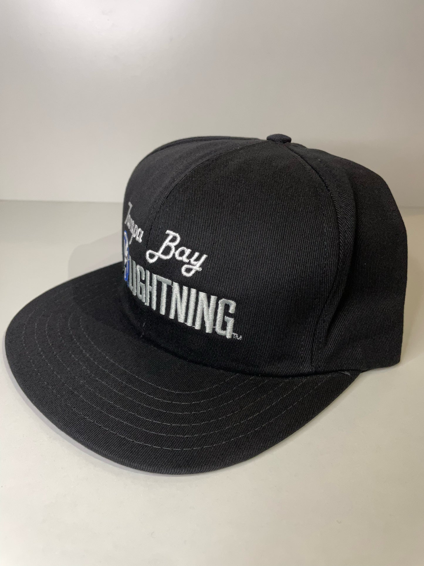 "DS" VINTAGE 90s TAMPA BAY LIGHTNING CCM SNAPBACK CAP HAT