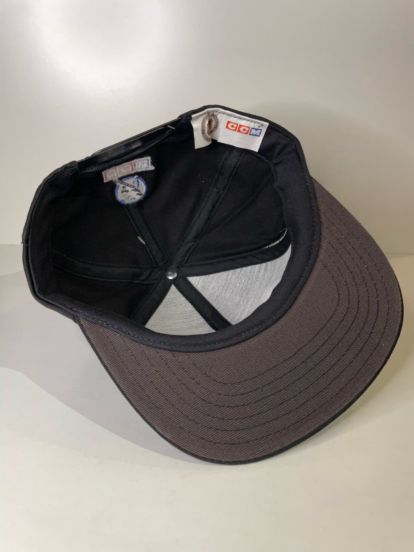 "DS" VINTAGE 90s TAMPA BAY LIGHTNING CCM SNAPBACK CAP HAT
