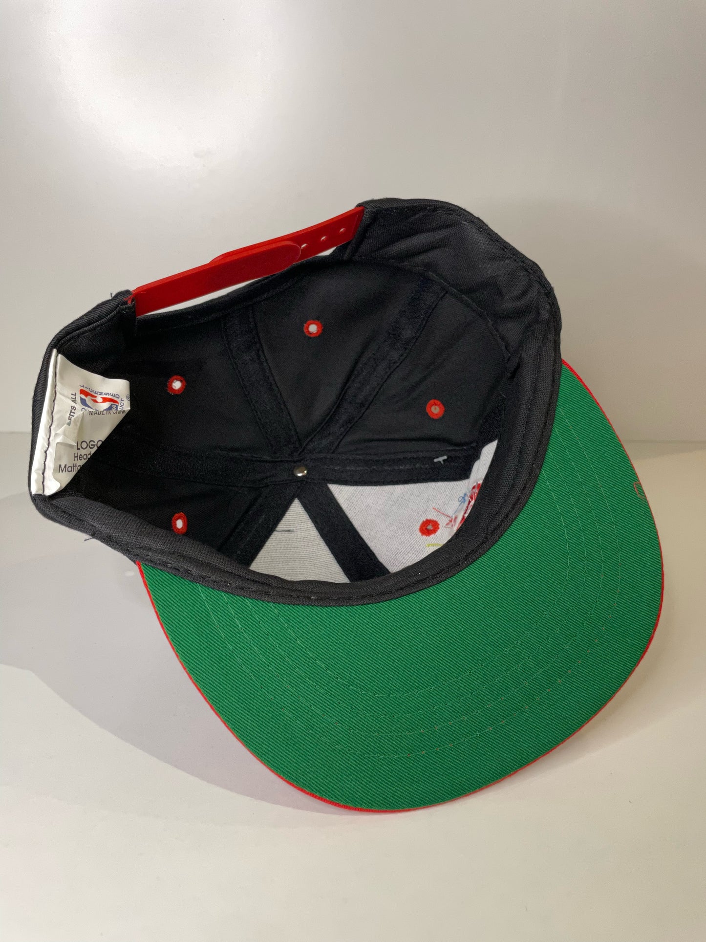"KIDS" "DS" VINTAGE 90s CHICAGO BULLS COMPETITOR SNAPBACK CAP HAT