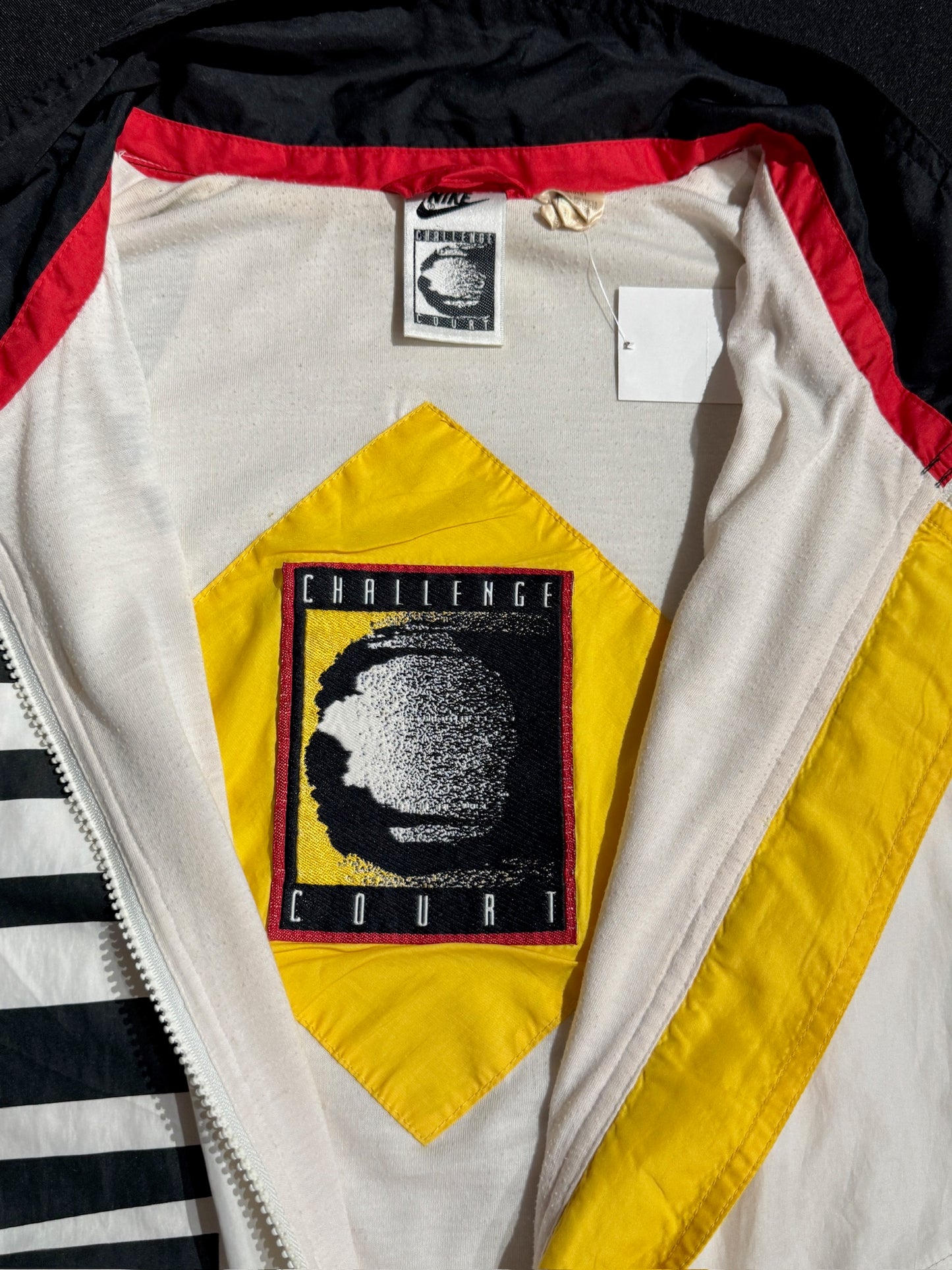 VINTAGE 90s NIKE CHALLENGE COURT II "AGASSI" TRACKSUIT TOP  SZ: M