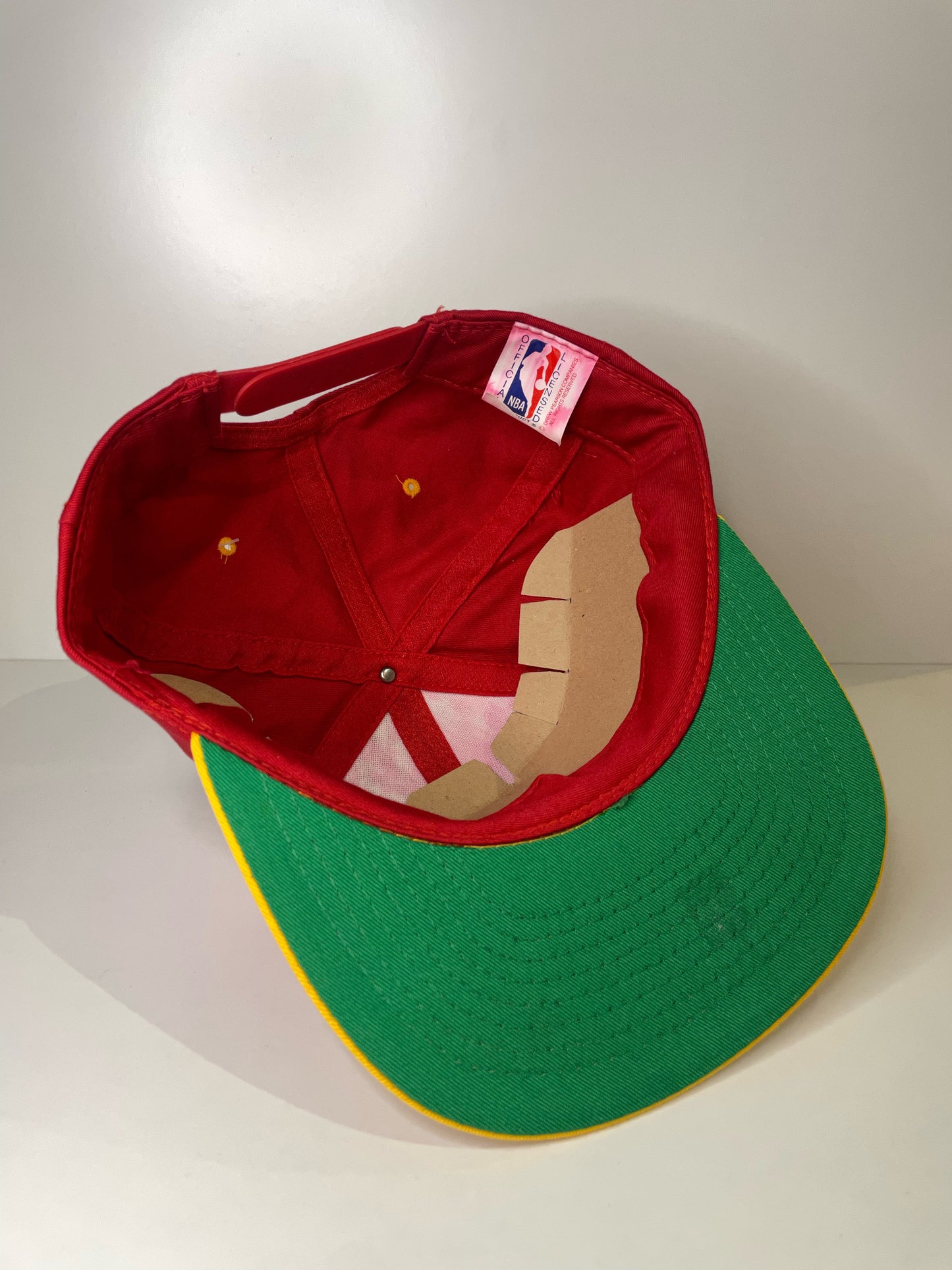 VINTAGE 90s ATLANTA HAWKS DREW PEARSON SNAPBACK CAP HAT