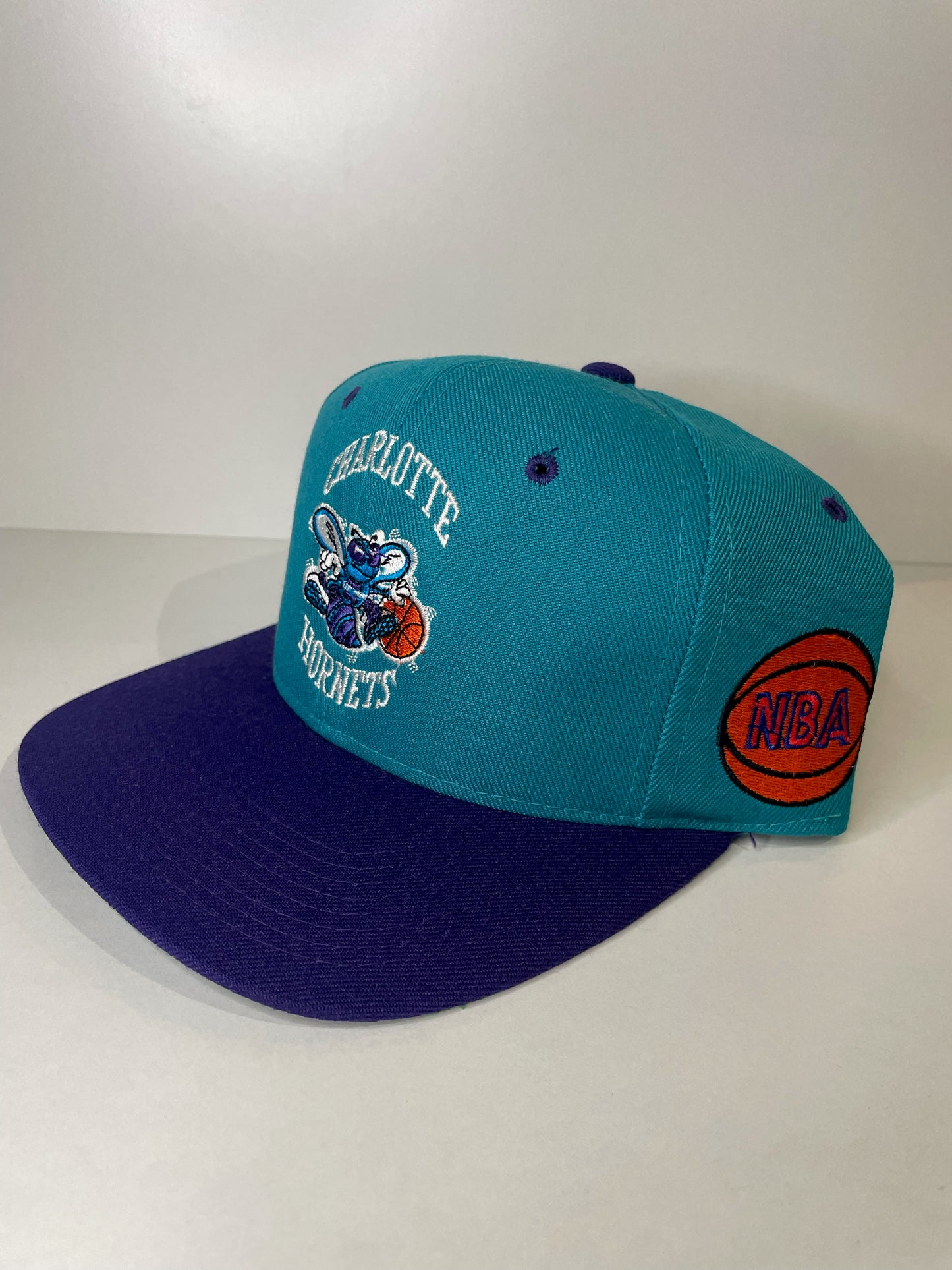 VINTAGE 90s CHARLOTTE HORNETS THE G CAP SNAPBACK CAP HAT