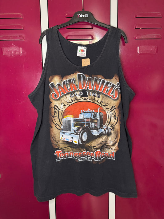 VINTAGE JACK DANIEL'S "TENNESSE ROAD" TANK TOP  SZ: XXL