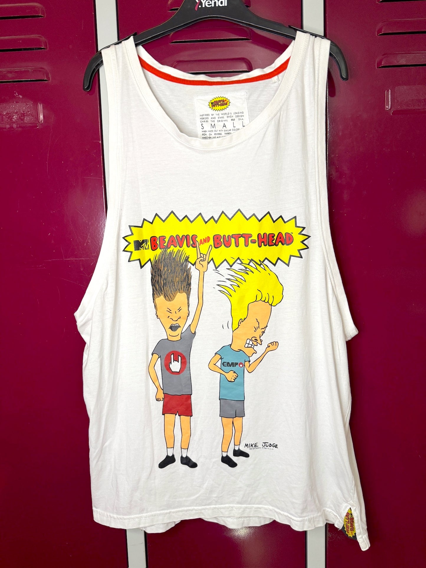 MTV BEAVIS AND BUTT-HEAD TANK TOP SZ: S
