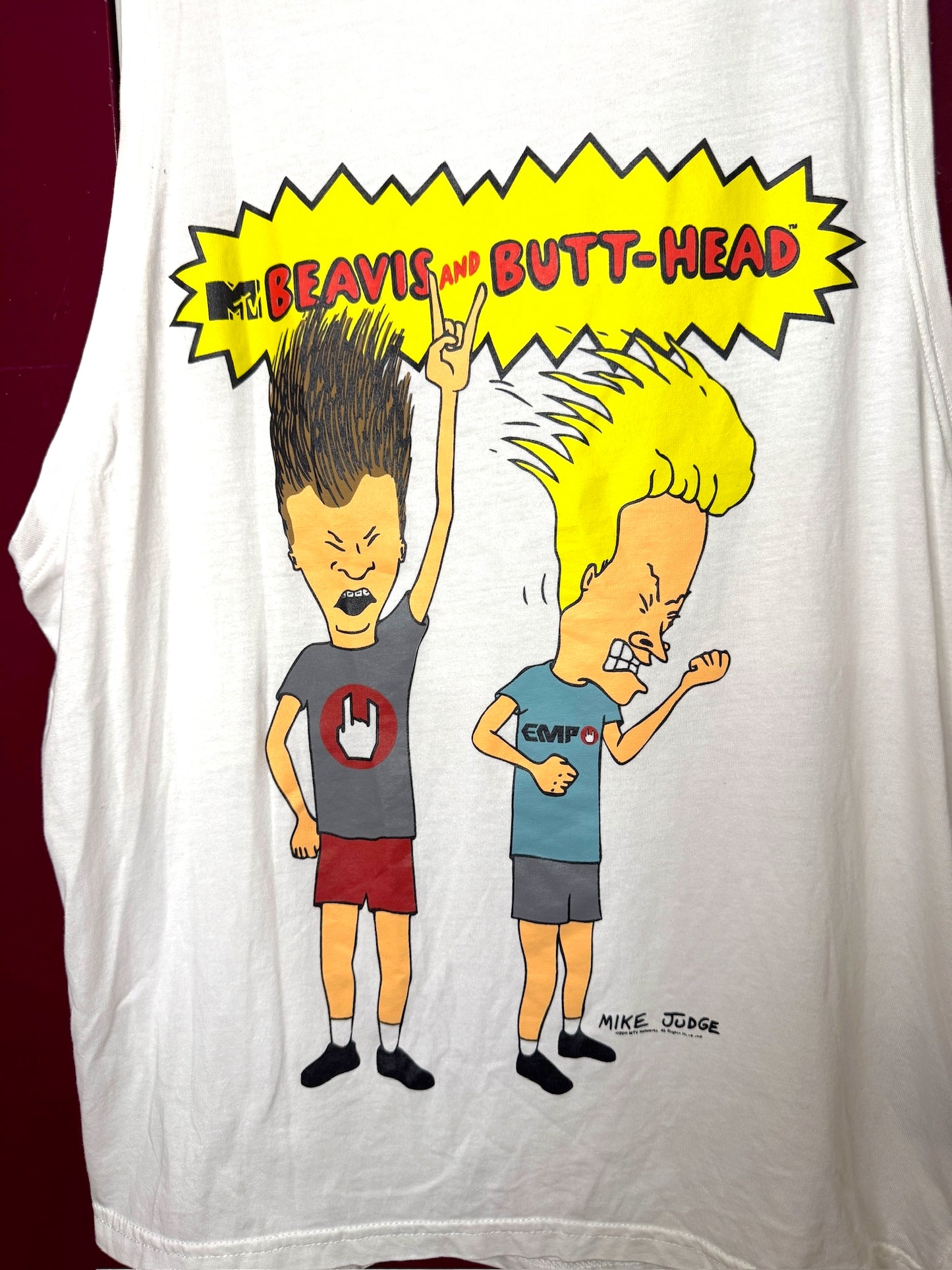 MTV BEAVIS AND BUTT-HEAD TANK TOP SZ: S