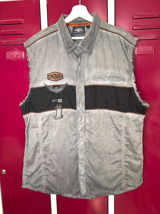 HARLEY DAVIDSON SLEEVELESS SHIRT SZ: XL