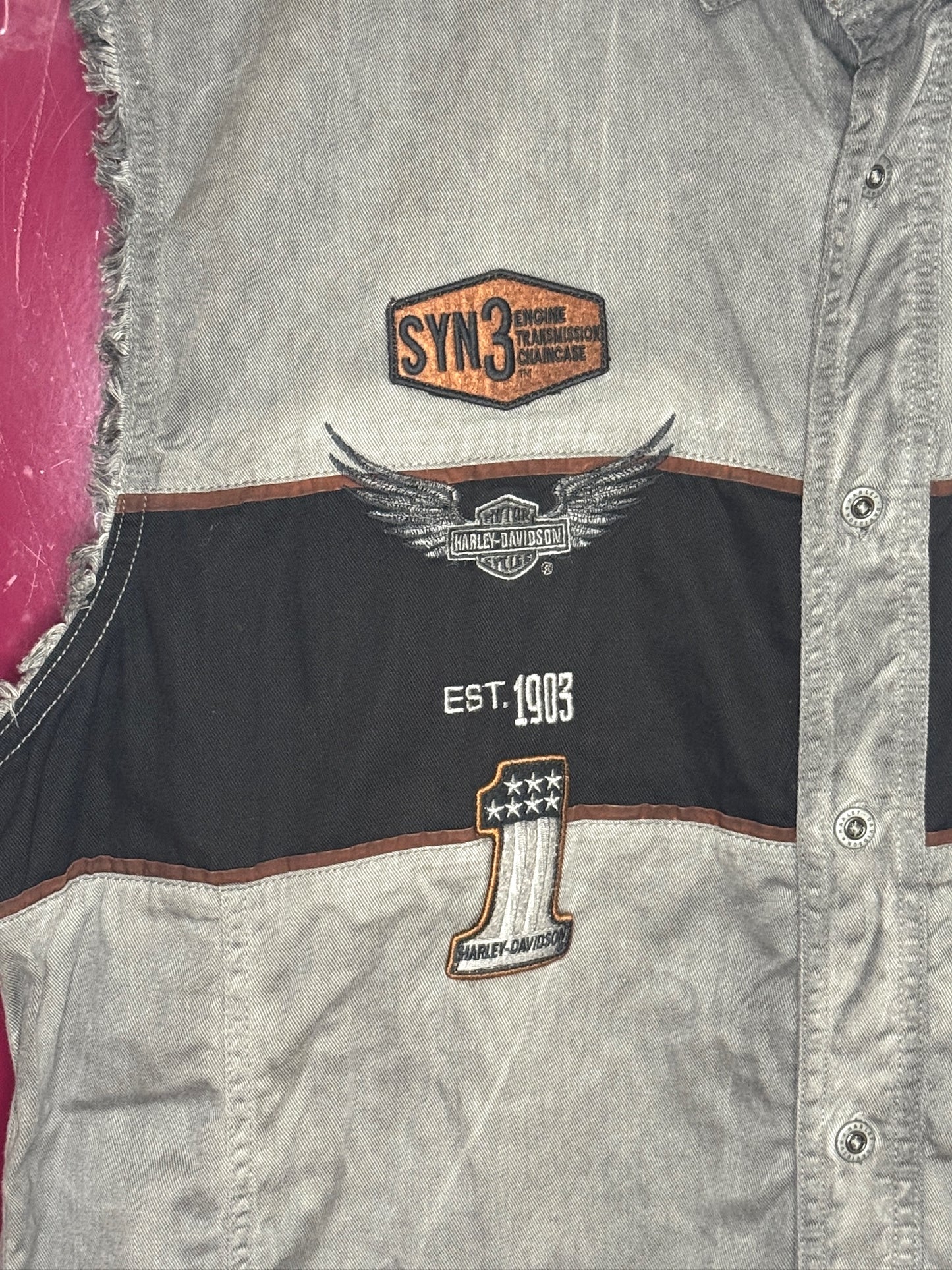 HARLEY DAVIDSON SLEEVELESS SHIRT SZ: XL