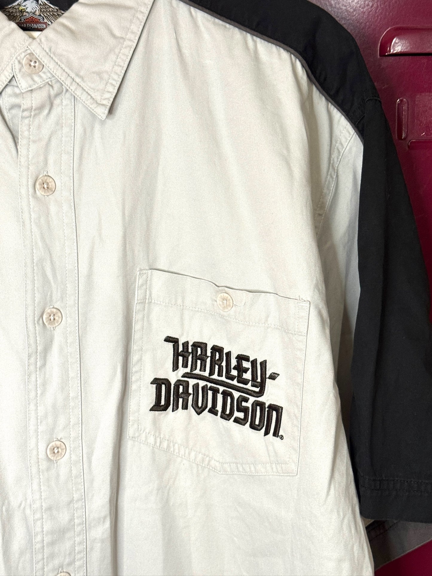HARLEY DAVIDSON MOTORCYCLE SHORT SLEEVE SHIRT SZ: XL