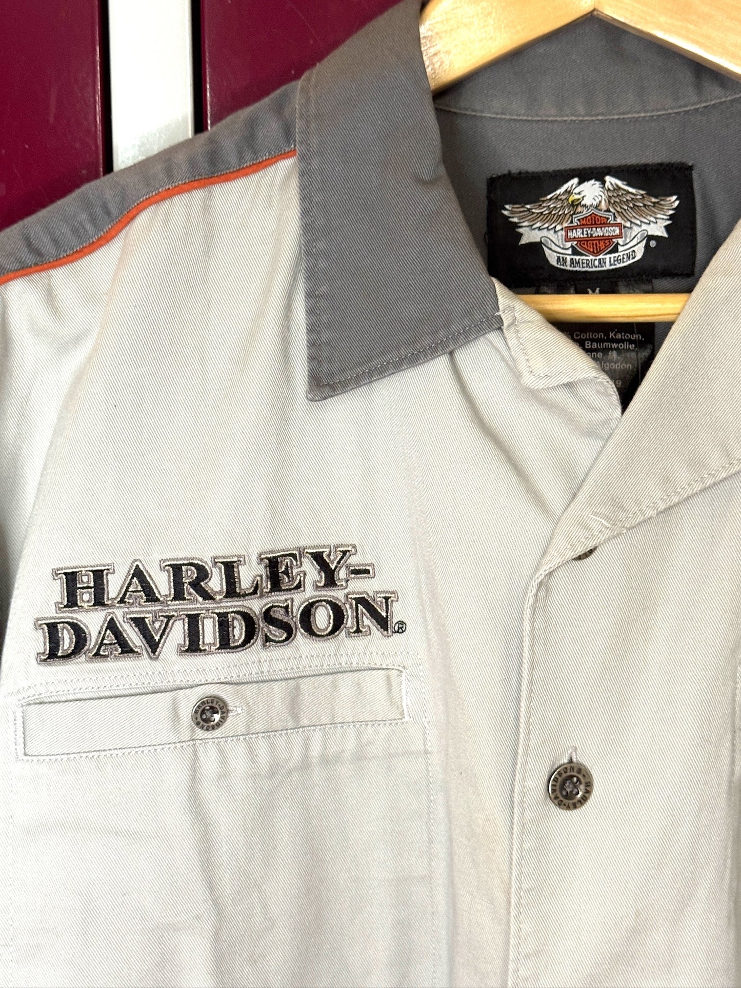 HARLEY DAVIDSON MOTORCYCLE SHORT SLEEVE SHIRT SZ: M