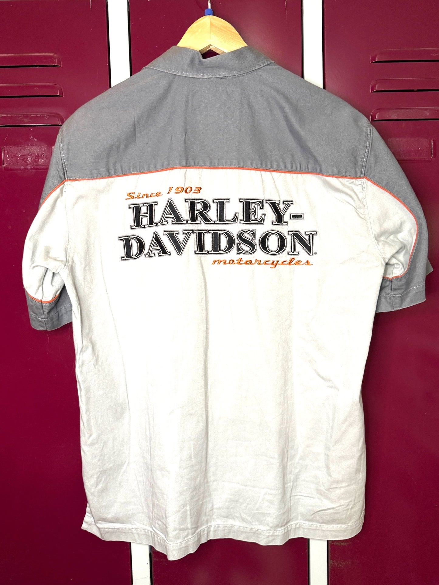 HARLEY DAVIDSON MOTORCYCLE SHORT SLEEVE SHIRT SZ: M