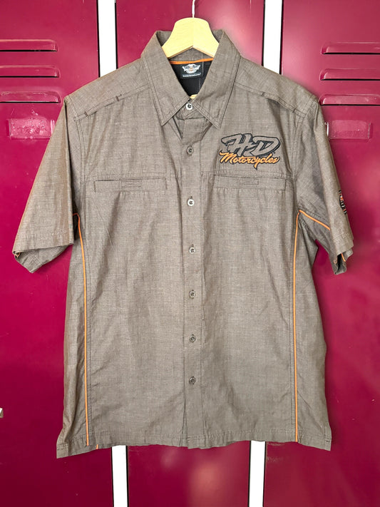 HARLEY DAVIDSON MOTORCYCLE SHORT SLEEVE SHIRT SZ: M