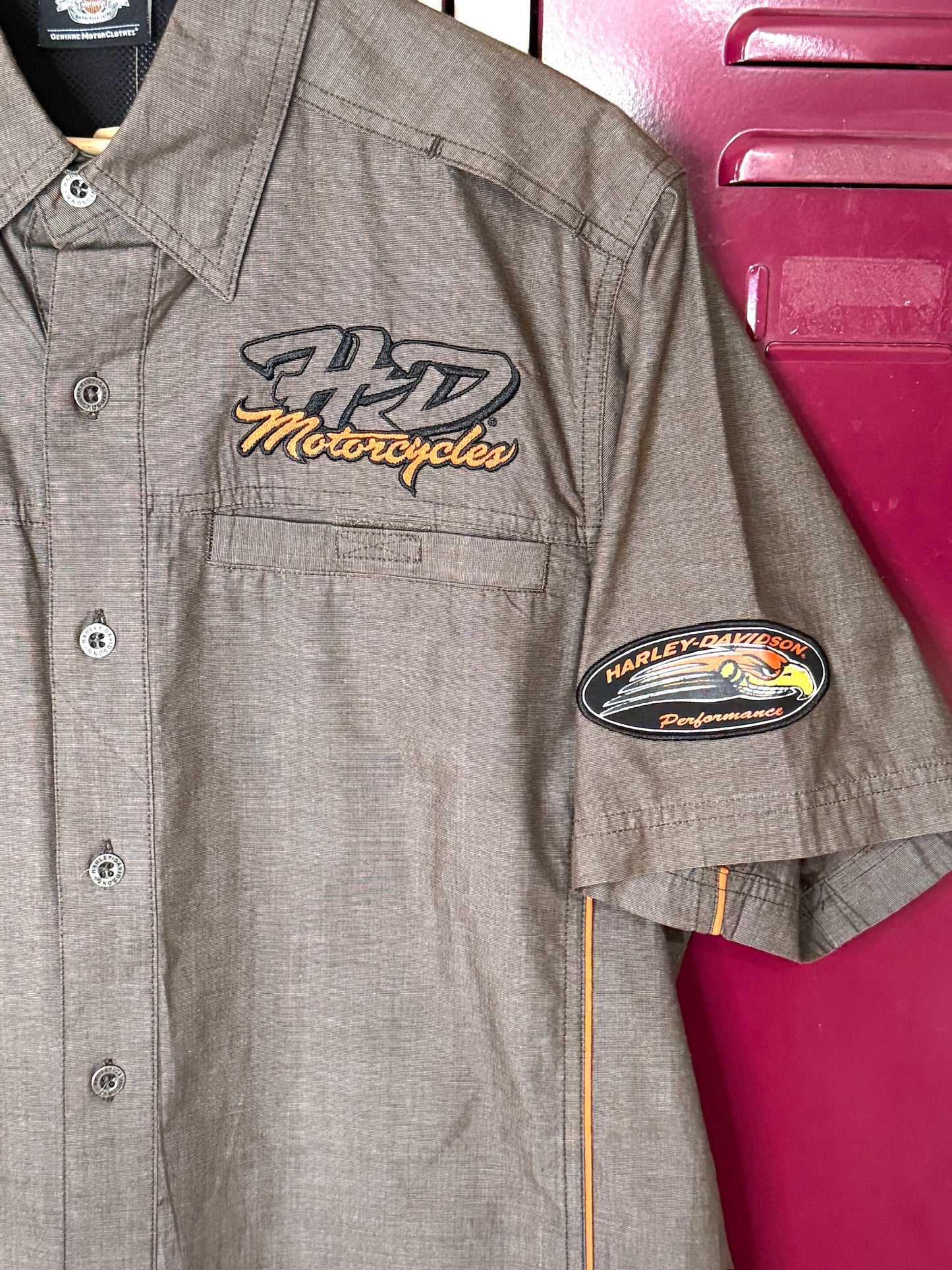 HARLEY DAVIDSON MOTORCYCLE SHORT SLEEVE SHIRT SZ: M