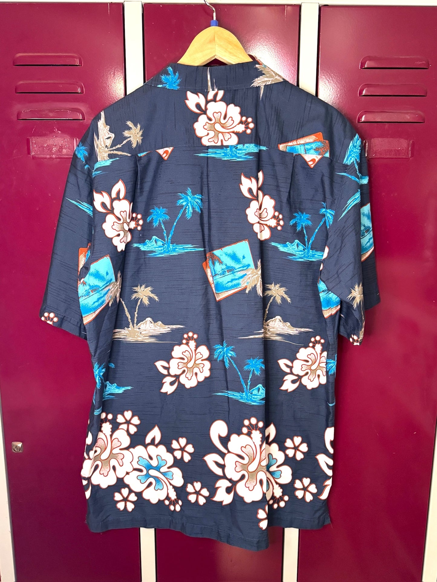 MEL RICHMAN HAWAIIAN SHORT SLEEVES SHIRT SZ: XL