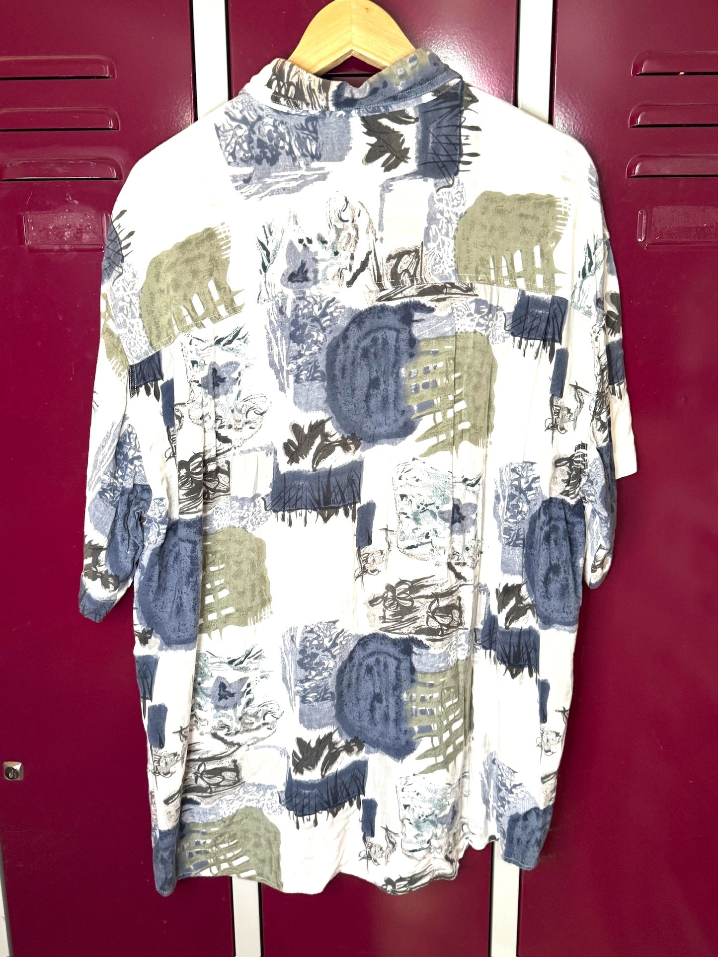 VINTAGE OVERSIZE SHORT SLEEVES SHIRT SZ: XL