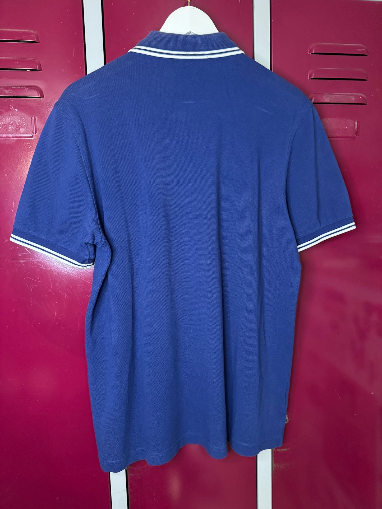 FRED PERRY "NAVY" POLO SZ: L