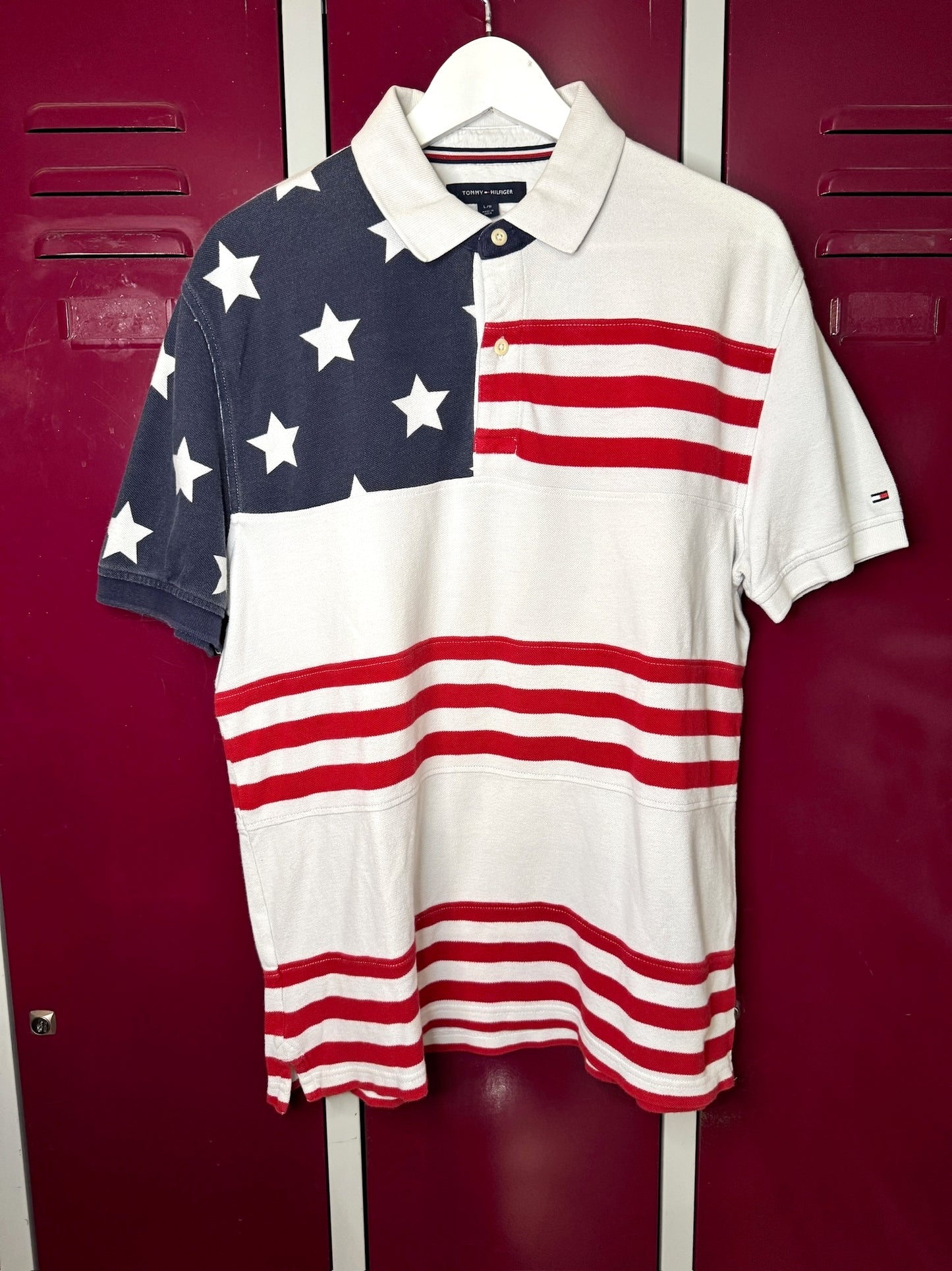 Y2k TOMMY HILFIGER POLO SZ: L