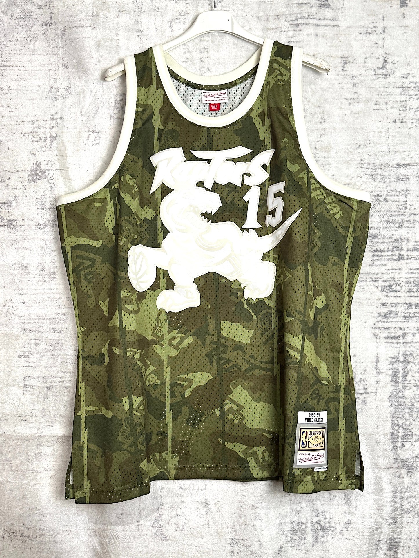 MITCHELL & NESS TORONTO RAPTORS "VINCE CARTER" NBA JERSEY SZ: XXL