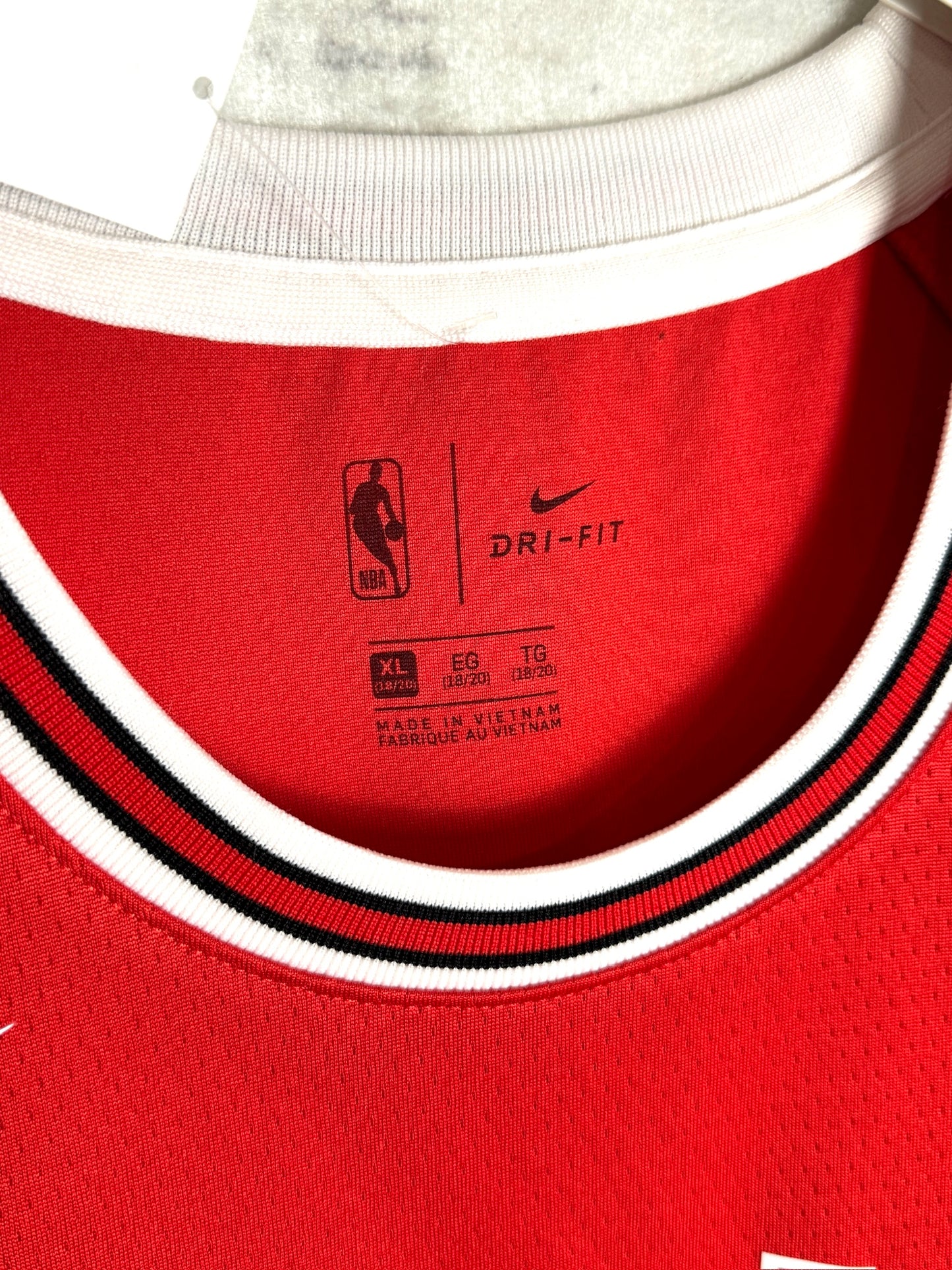 NIKE CHICAGO BULLS "ZACK LAVINE" NBA JERSEY SZ: XL