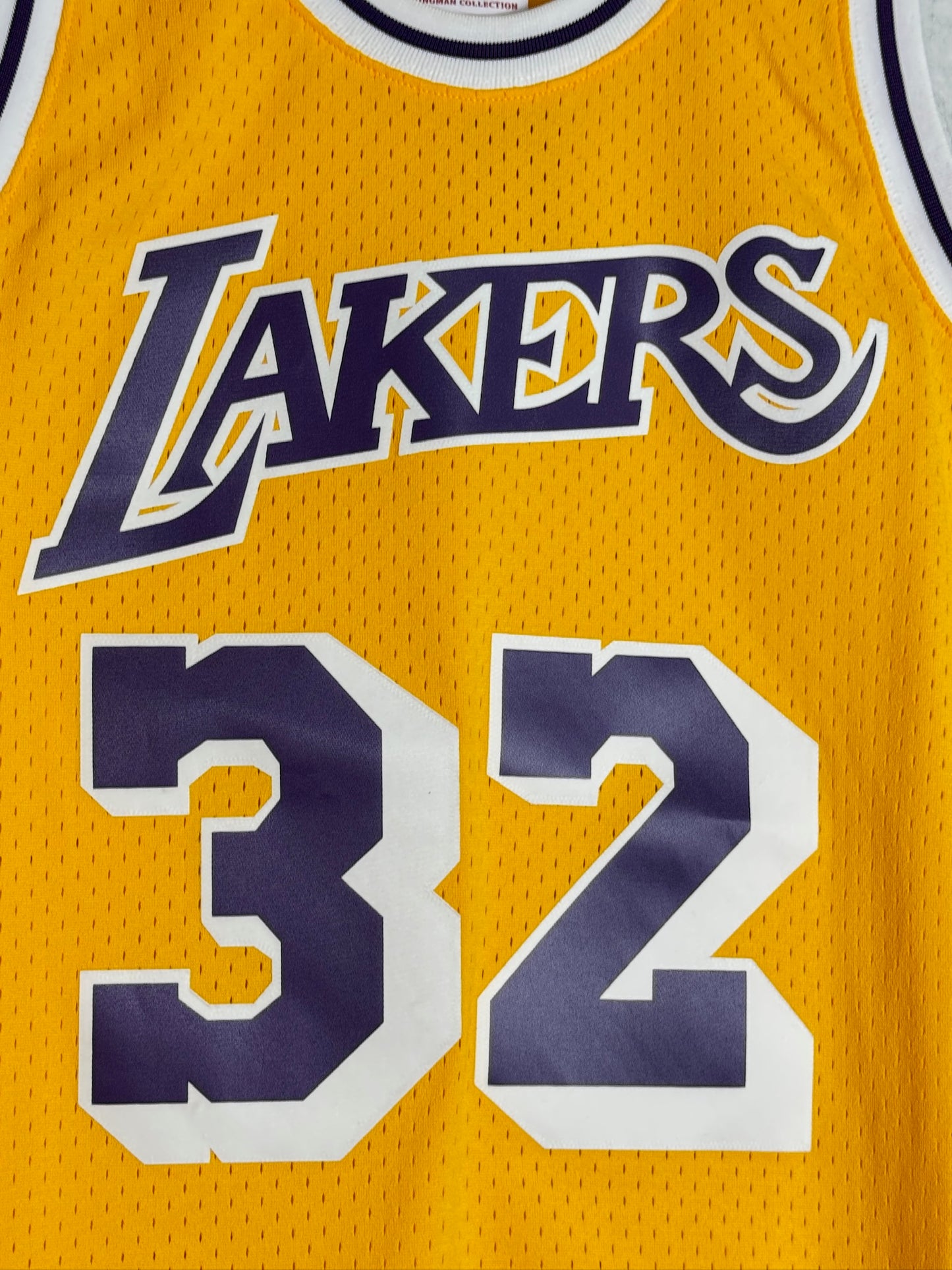 MITCHELL & NESS LOS ANGELES LAKERS "MAGIC JOHNSON" NBA JERSEY SZ: L
