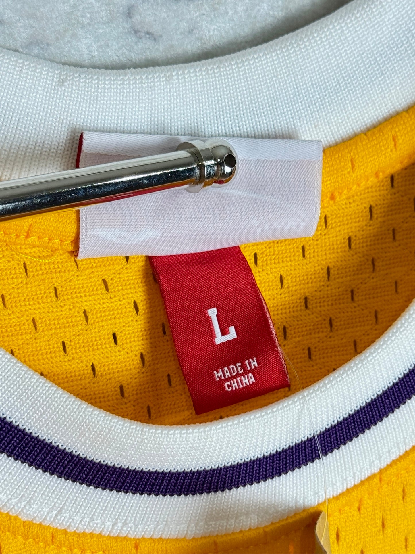 MITCHELL & NESS LOS ANGELES LAKERS "MAGIC JOHNSON" NBA JERSEY SZ: L
