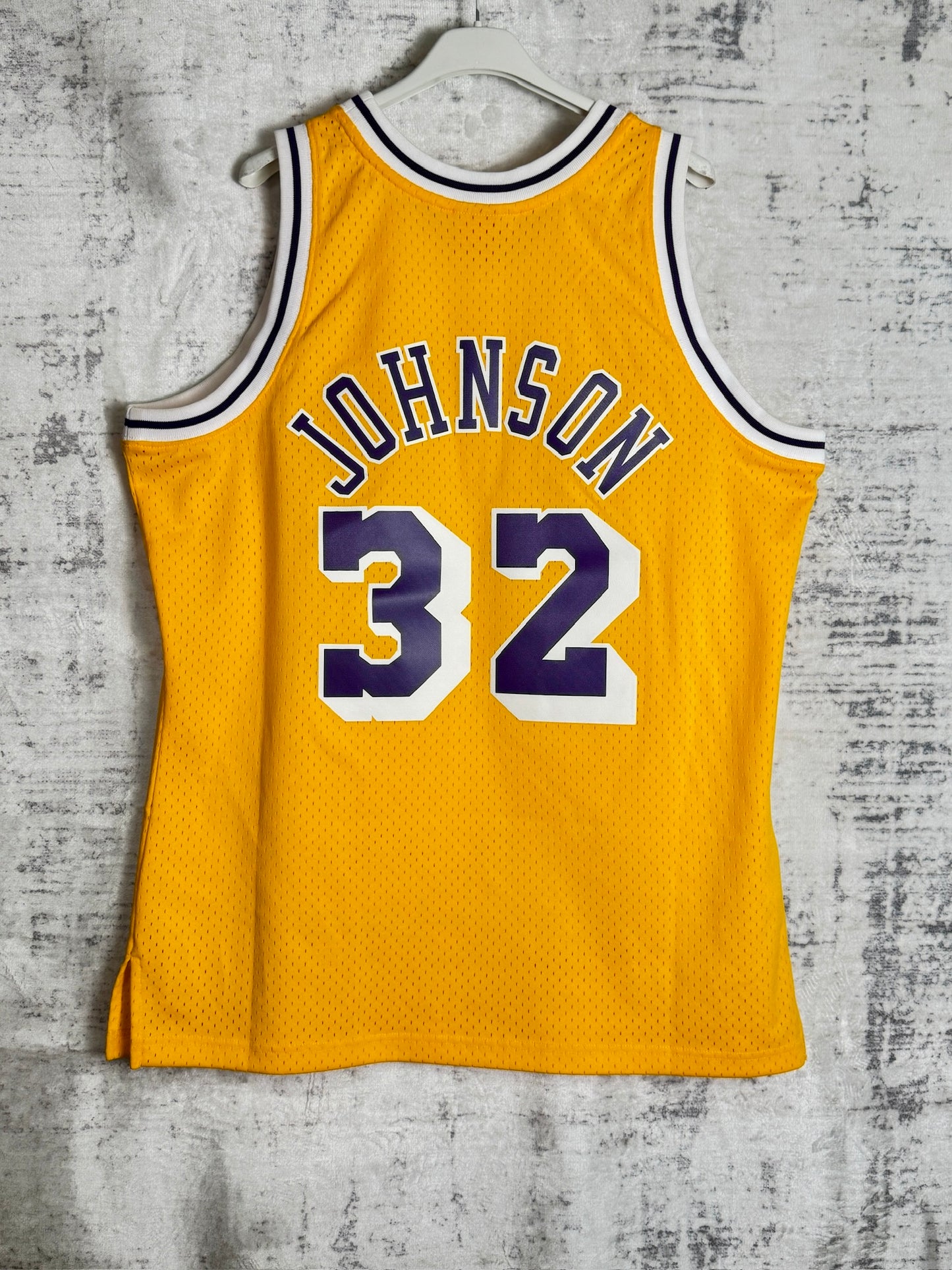 MITCHELL & NESS LOS ANGELES LAKERS "MAGIC JOHNSON" NBA JERSEY SZ: L