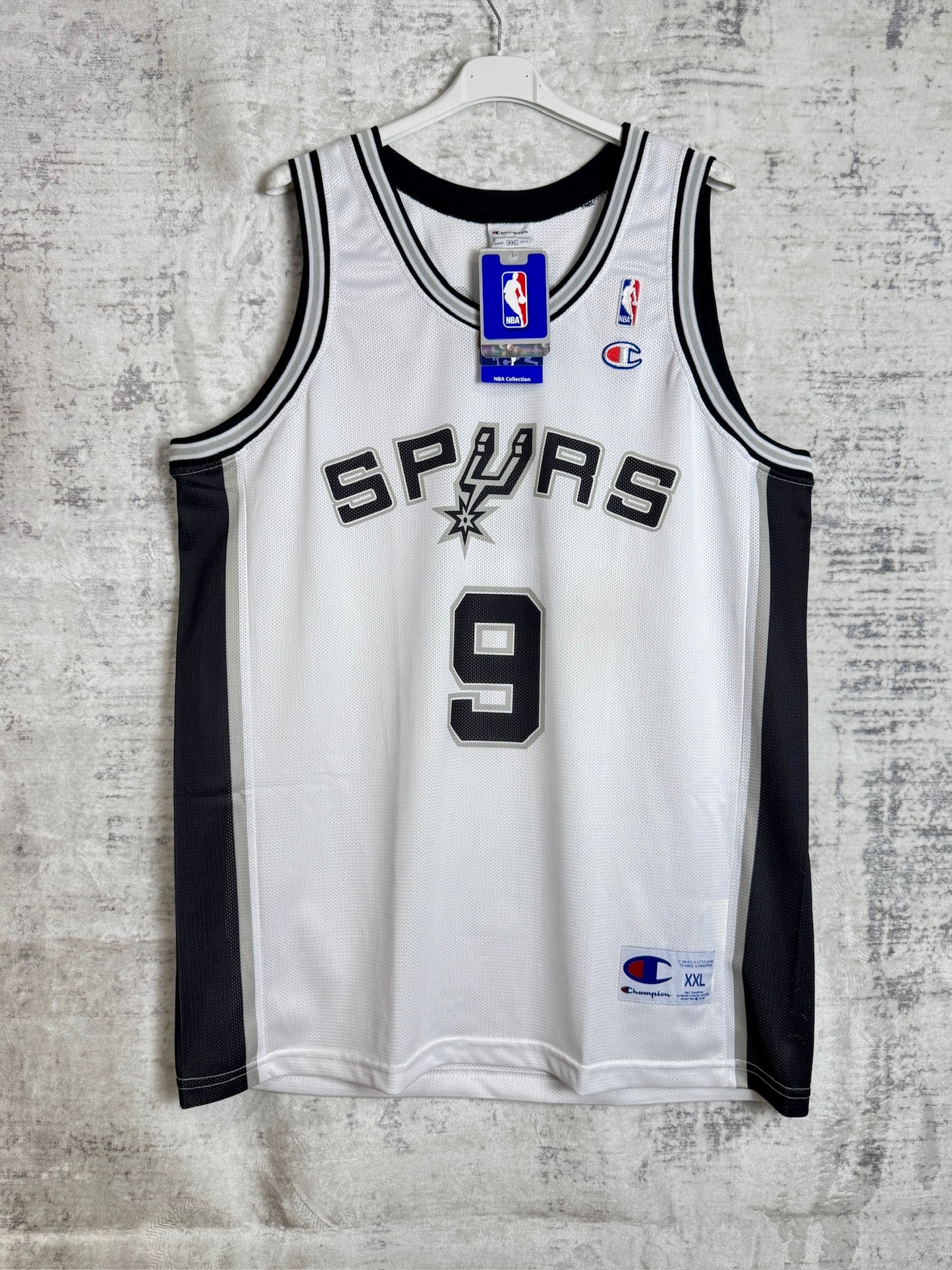 "DS" CHAMPION SAN ANTONIO SPURS "TONY PARKER" NBA JERSEY SZ: XXL