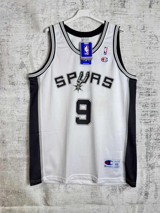 "DS" CHAMPION SAN ANTONIO SPURS "TONY PARKER" NBA JERSEY  SZ: XXL