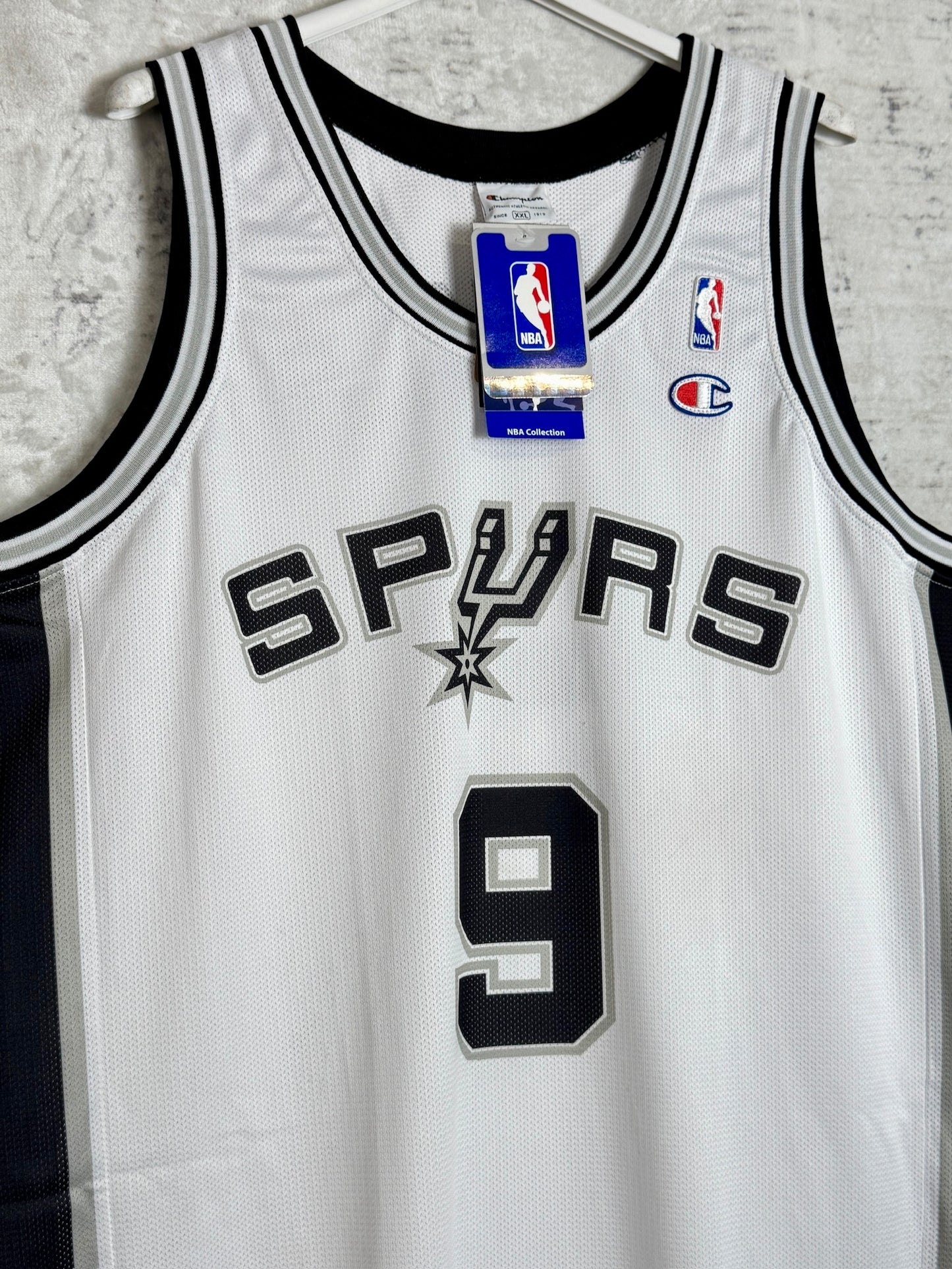 "DS" CHAMPION SAN ANTONIO SPURS "TONY PARKER" NBA JERSEY SZ: XXL