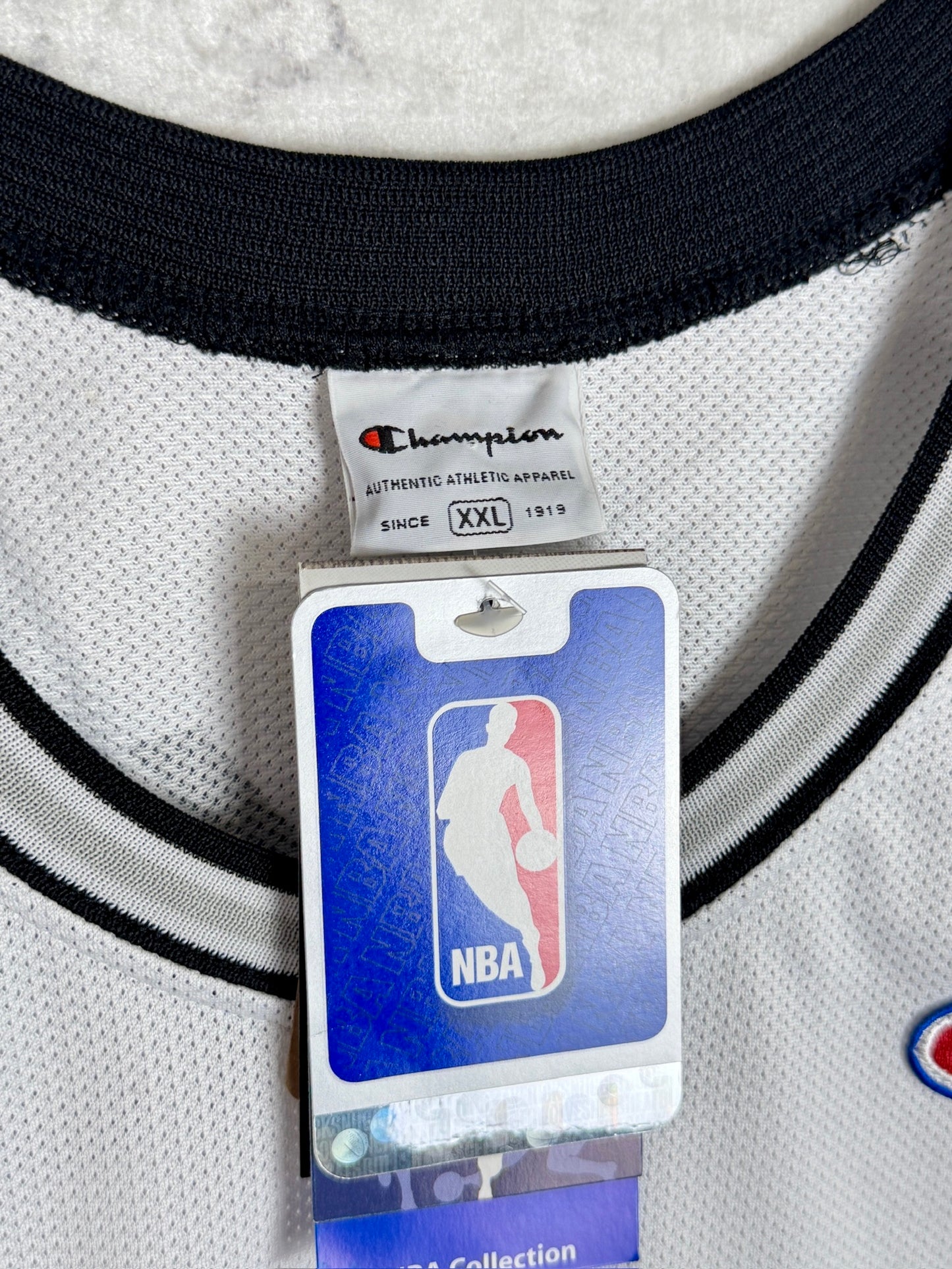 "DS" CHAMPION SAN ANTONIO SPURS "TONY PARKER" NBA JERSEY SZ: XXL