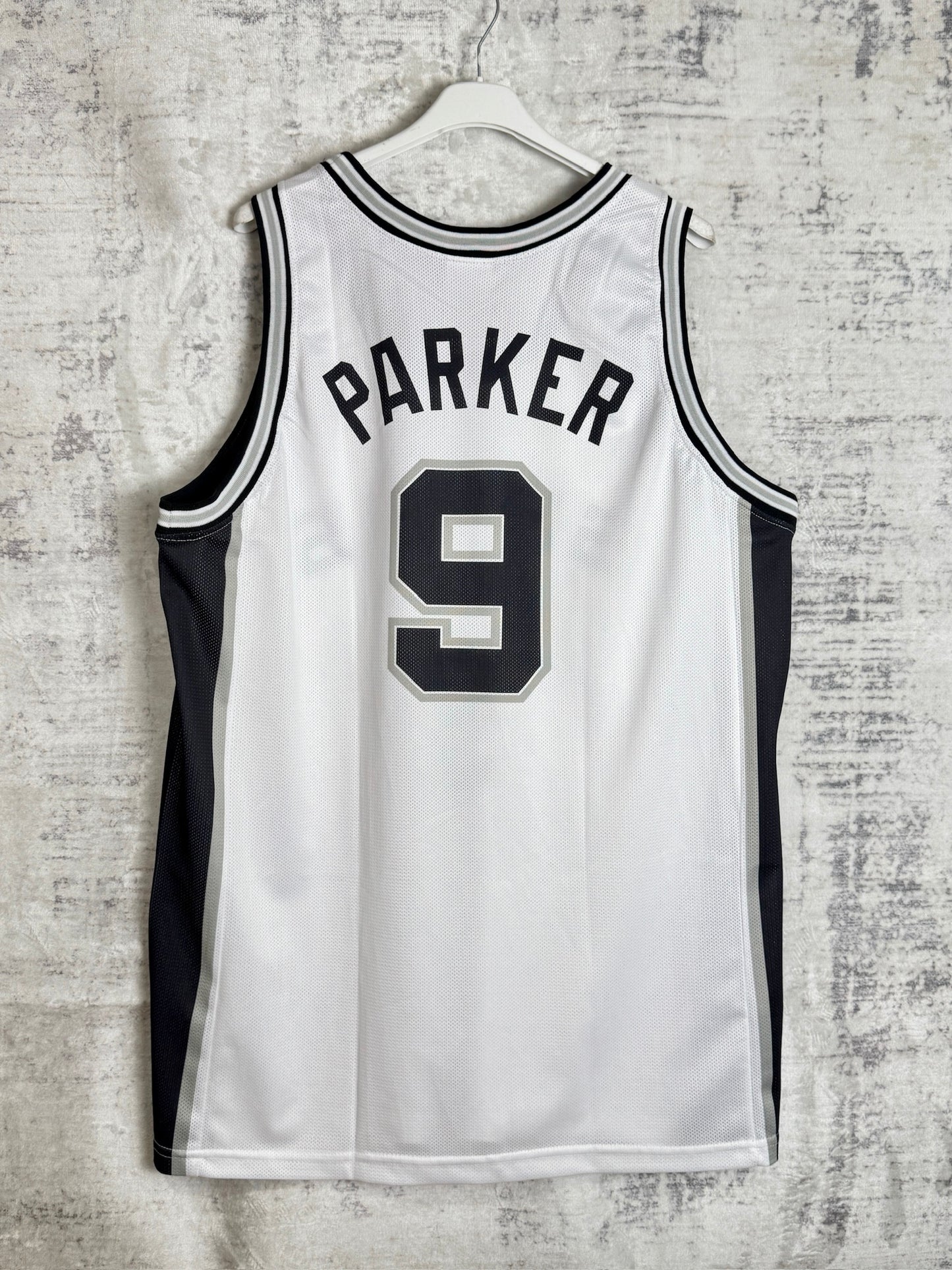 "DS" CHAMPION SAN ANTONIO SPURS "TONY PARKER" NBA JERSEY SZ: XXL