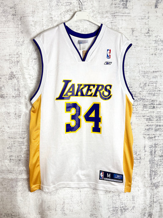 REEBOK LOS ANGELES LAKERS "SHAQUILLE O'NEAL" NBA JERSEY  SZ: M