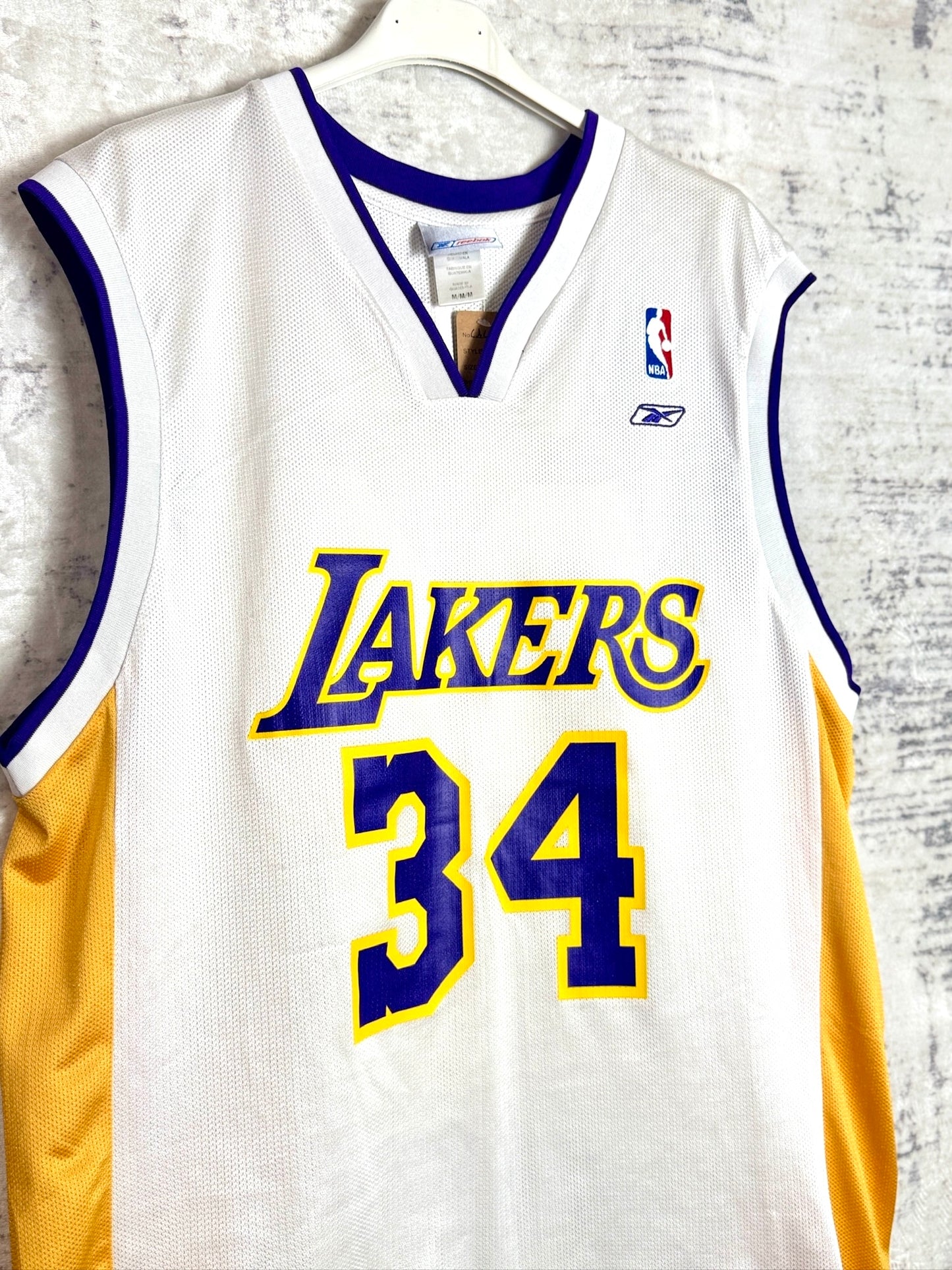 REEBOK LOS ANGELES LAKERS "SHAQUILLE O'NEAL" NBA JERSEY SZ: M