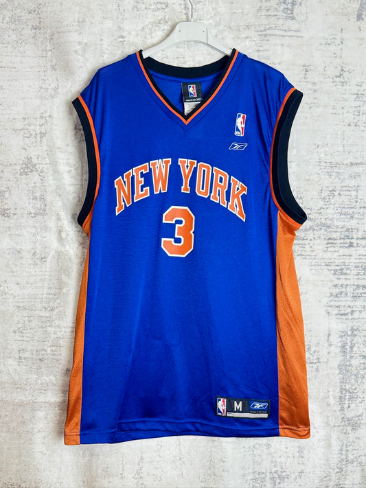REEBOK NEW YORK KNICKS "STEPHON MARBURY" NBA JERSEY  SZ: M