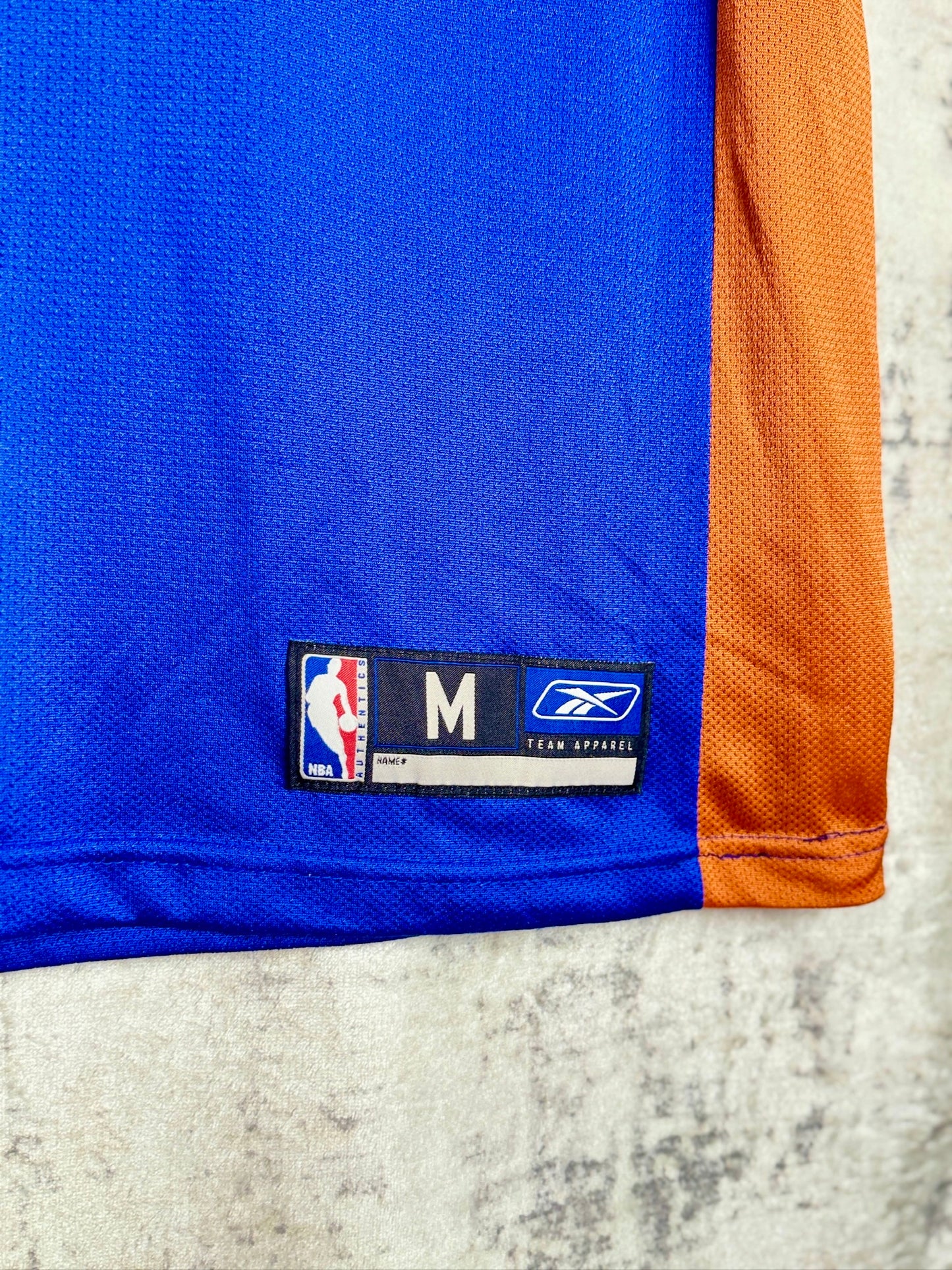 REEBOK NEW YORK KNICKS "STEPHON MARBURY" NBA JERSEY SZ: M