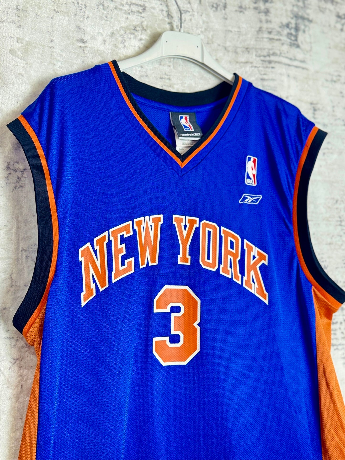 REEBOK NEW YORK KNICKS "STEPHON MARBURY" NBA JERSEY SZ: M