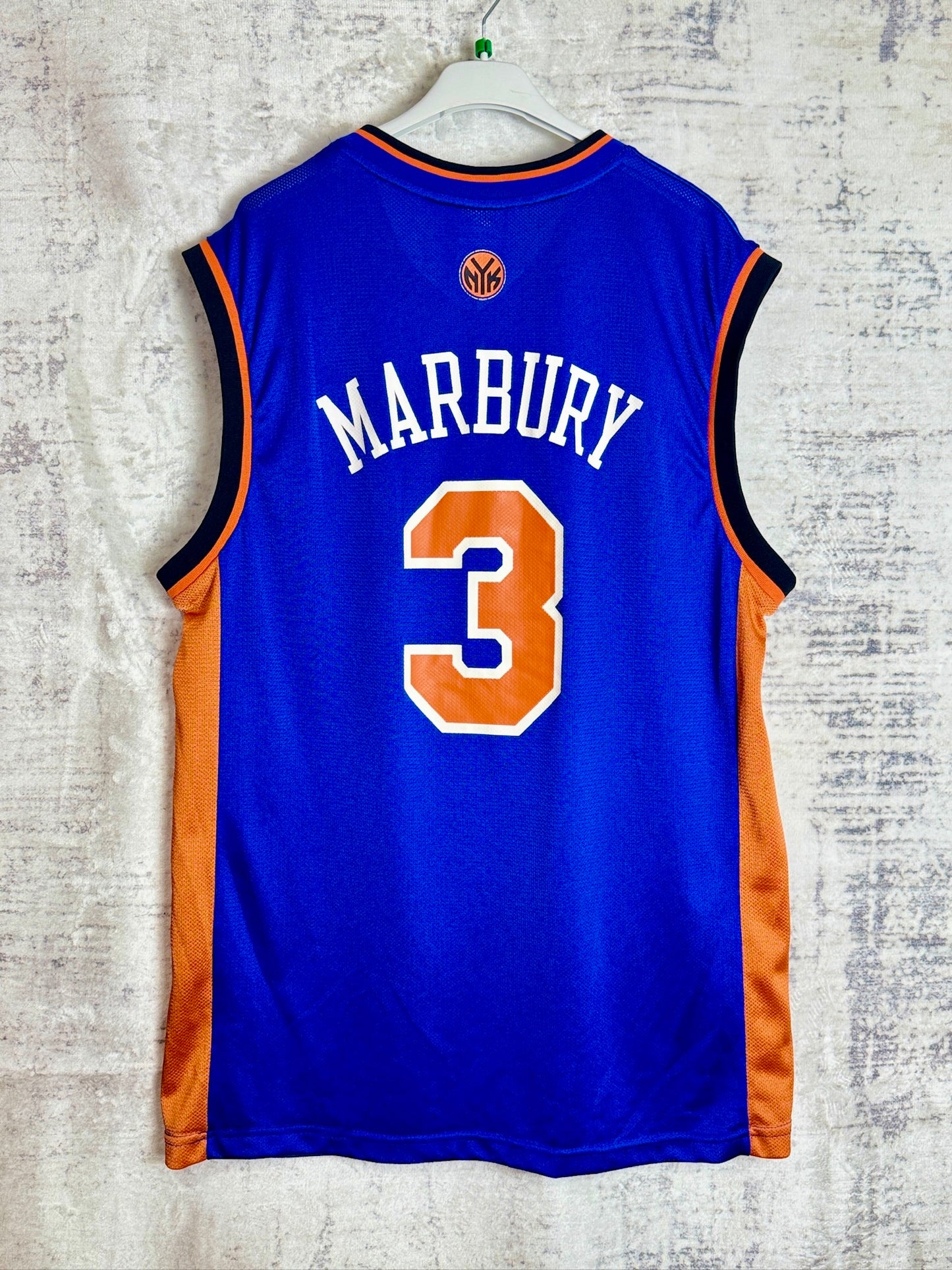 REEBOK NEW YORK KNICKS "STEPHON MARBURY" NBA JERSEY SZ: M