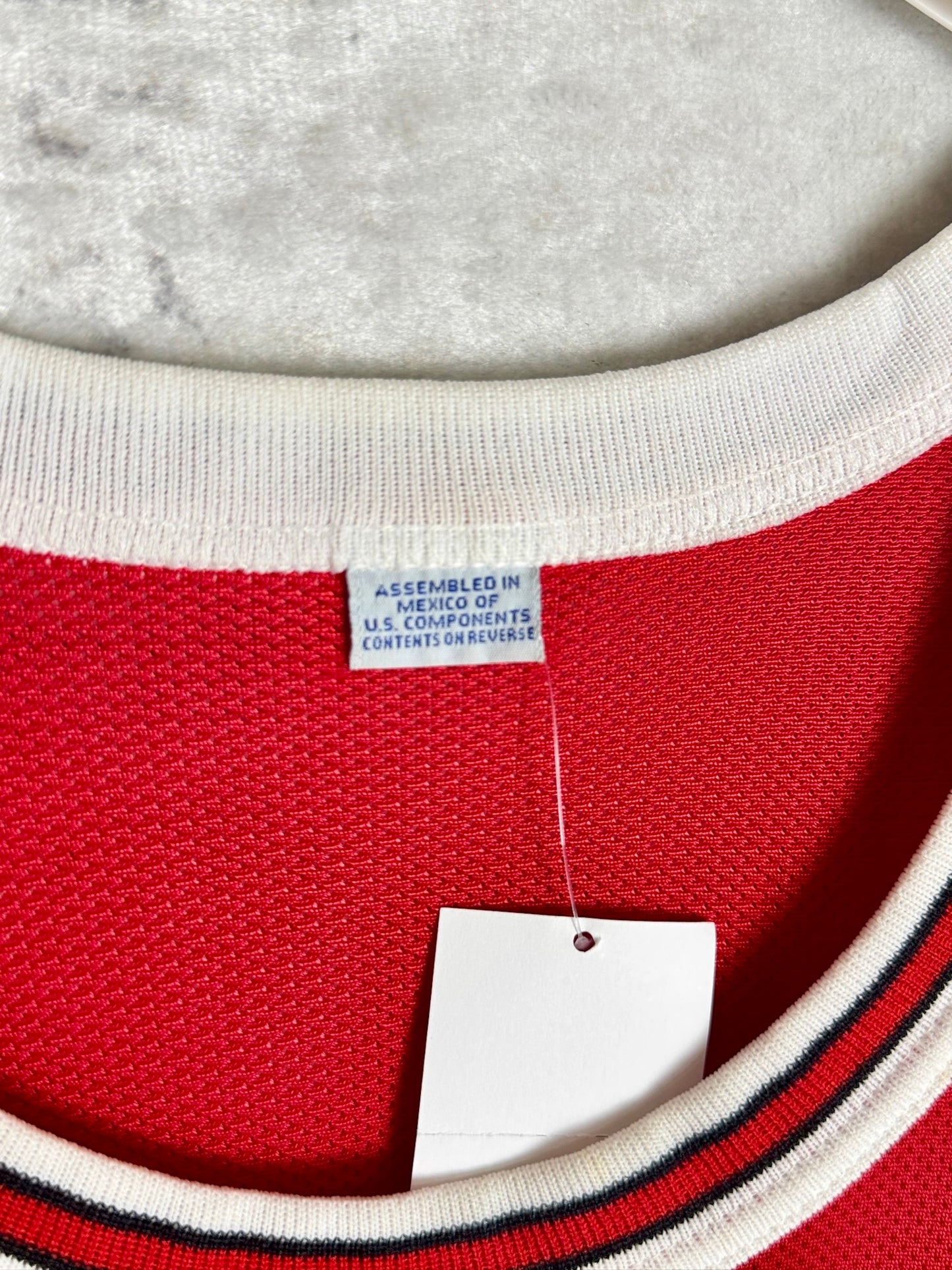 VINTAGE 90s CHAMPION CHICAGO BULLS "SCOTTIE PIPPEN" NBA JERSEY SZ: M