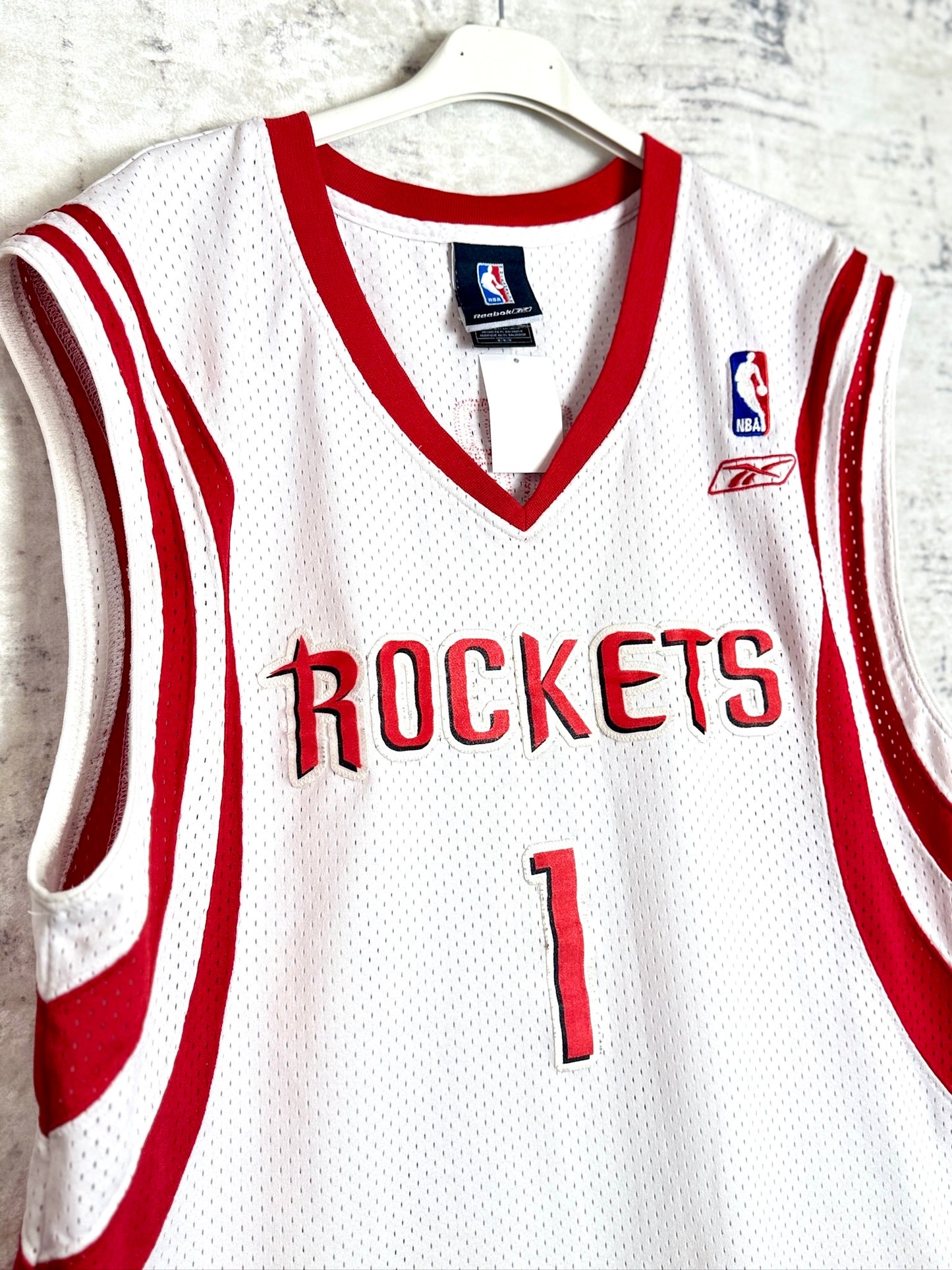 REEBOK HOUSTON ROCKETS "TRACY McGRADY" NBA JERSEY SZ: M