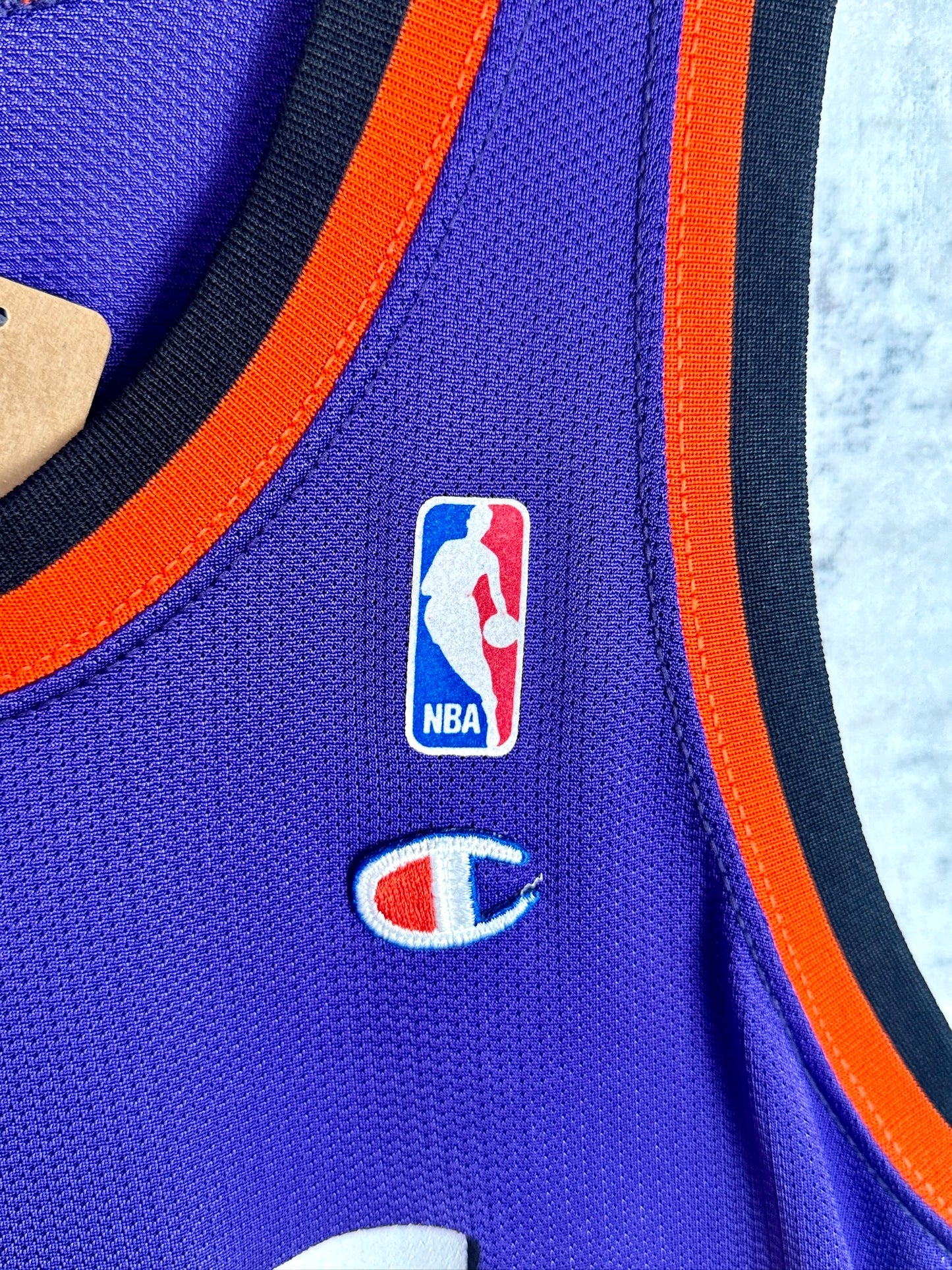 VINTAGE CHAMPION PHOENIX SUNS "KEVIN JOHNSON" NBA JERSEY SZ: 36