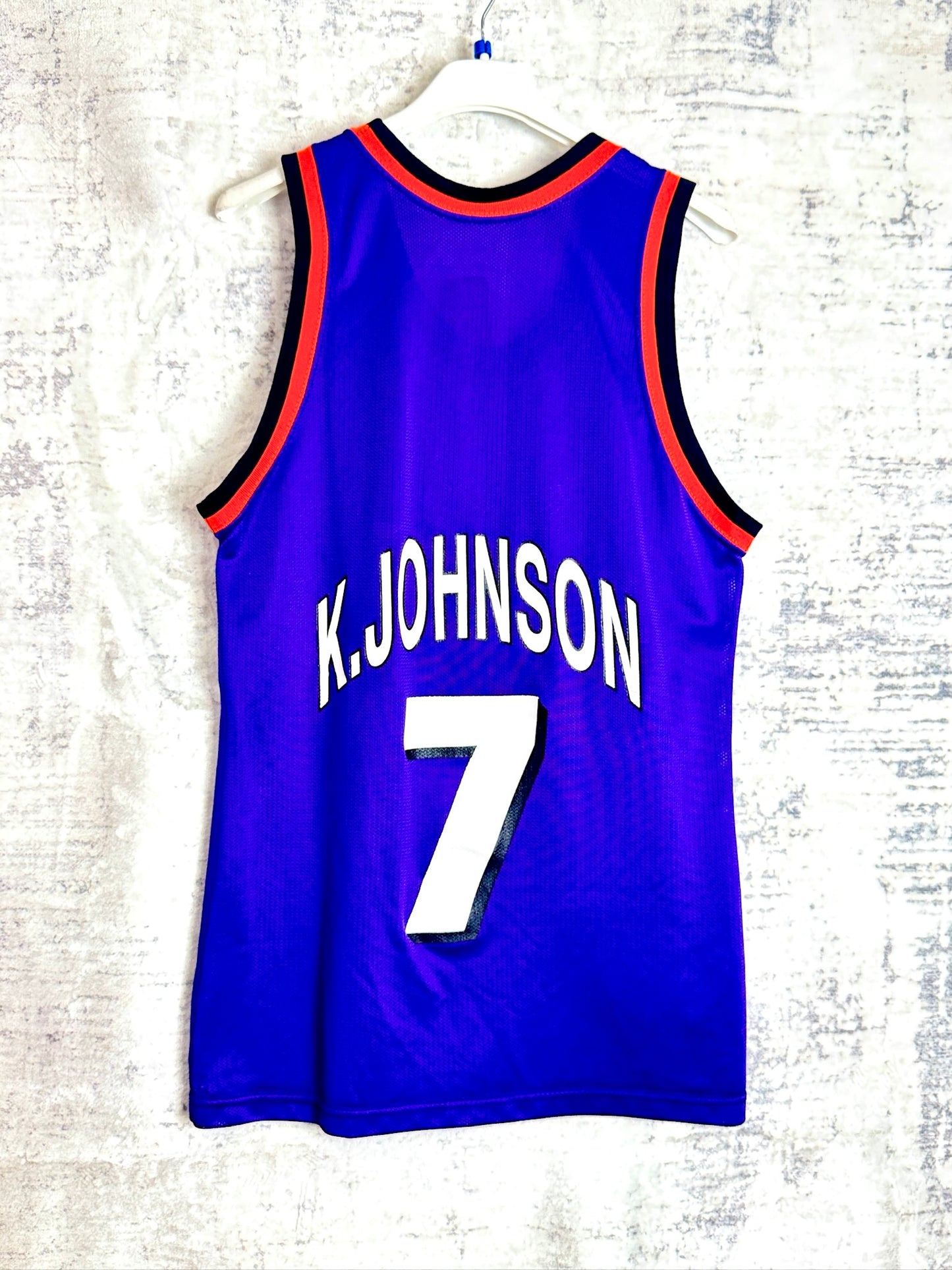 VINTAGE CHAMPION PHOENIX SUNS "KEVIN JOHNSON" NBA JERSEY SZ: 36