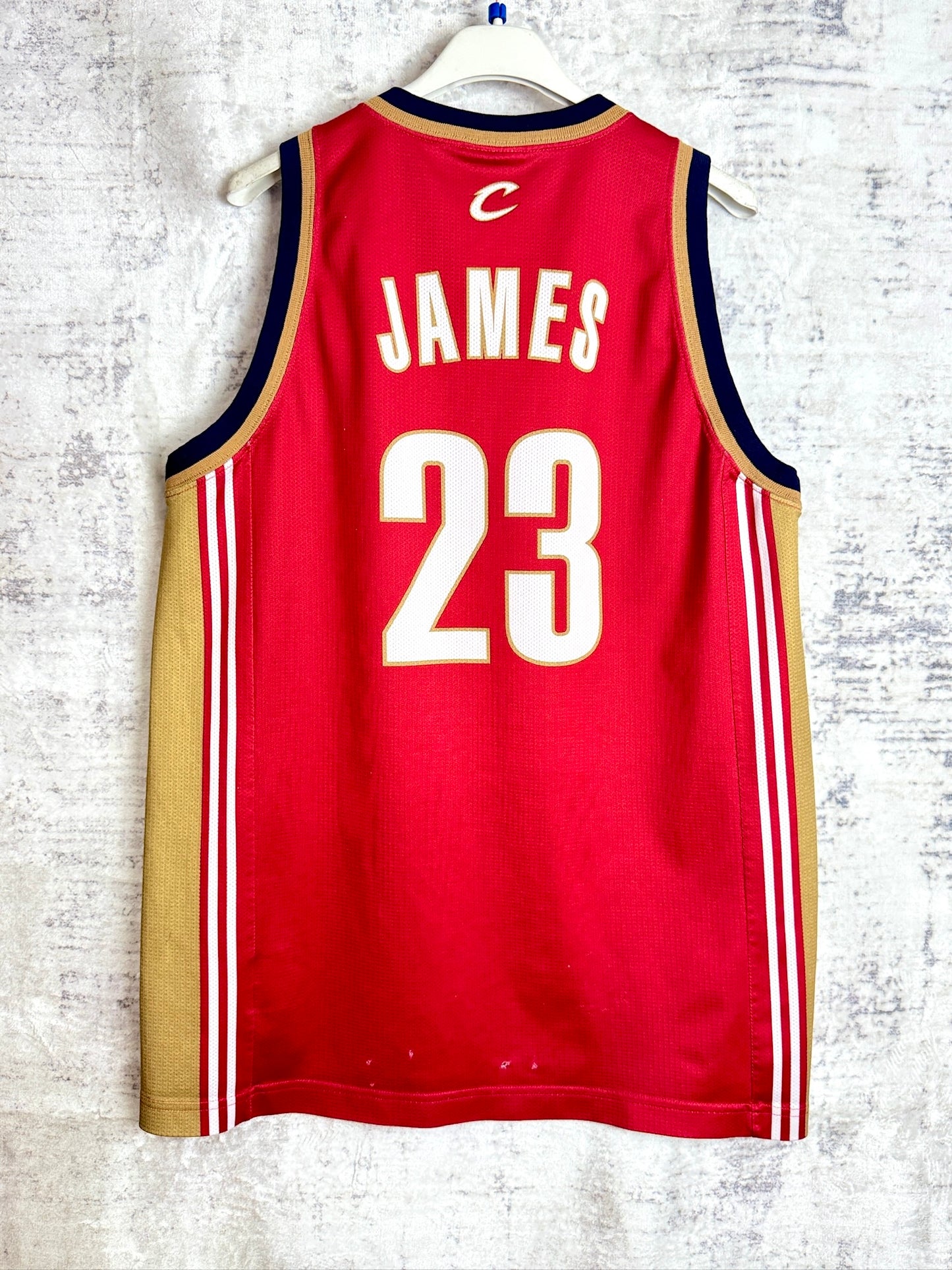 CHAMPION CLEVELAND CAVALIERS "LEBRON JAMES" NBA JERSEY SZ: M