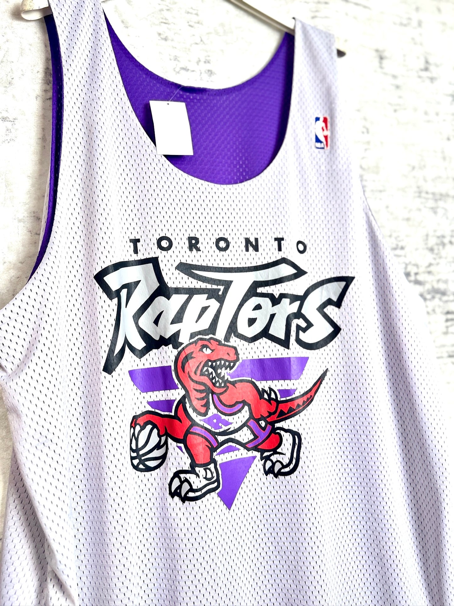 REVERSIBLE MITCHELL & NESS TORONTO RAPTORS NBA JERSEY SZ: XXL