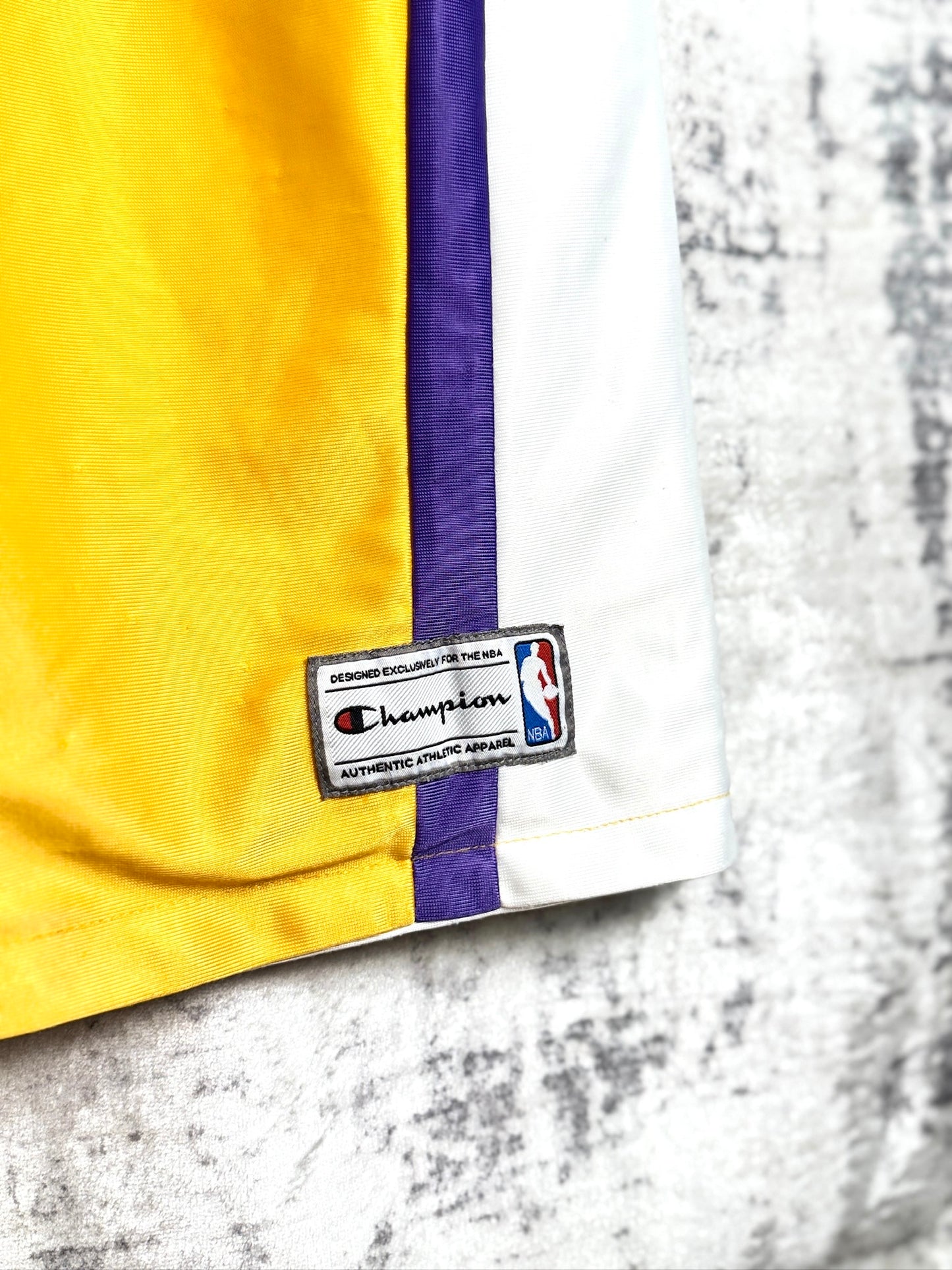 REVERSIBLE CHAMPION LOS ANGELES LAKERS "WESTERN NBA CONFERENCE" JERSEY SZ: XL