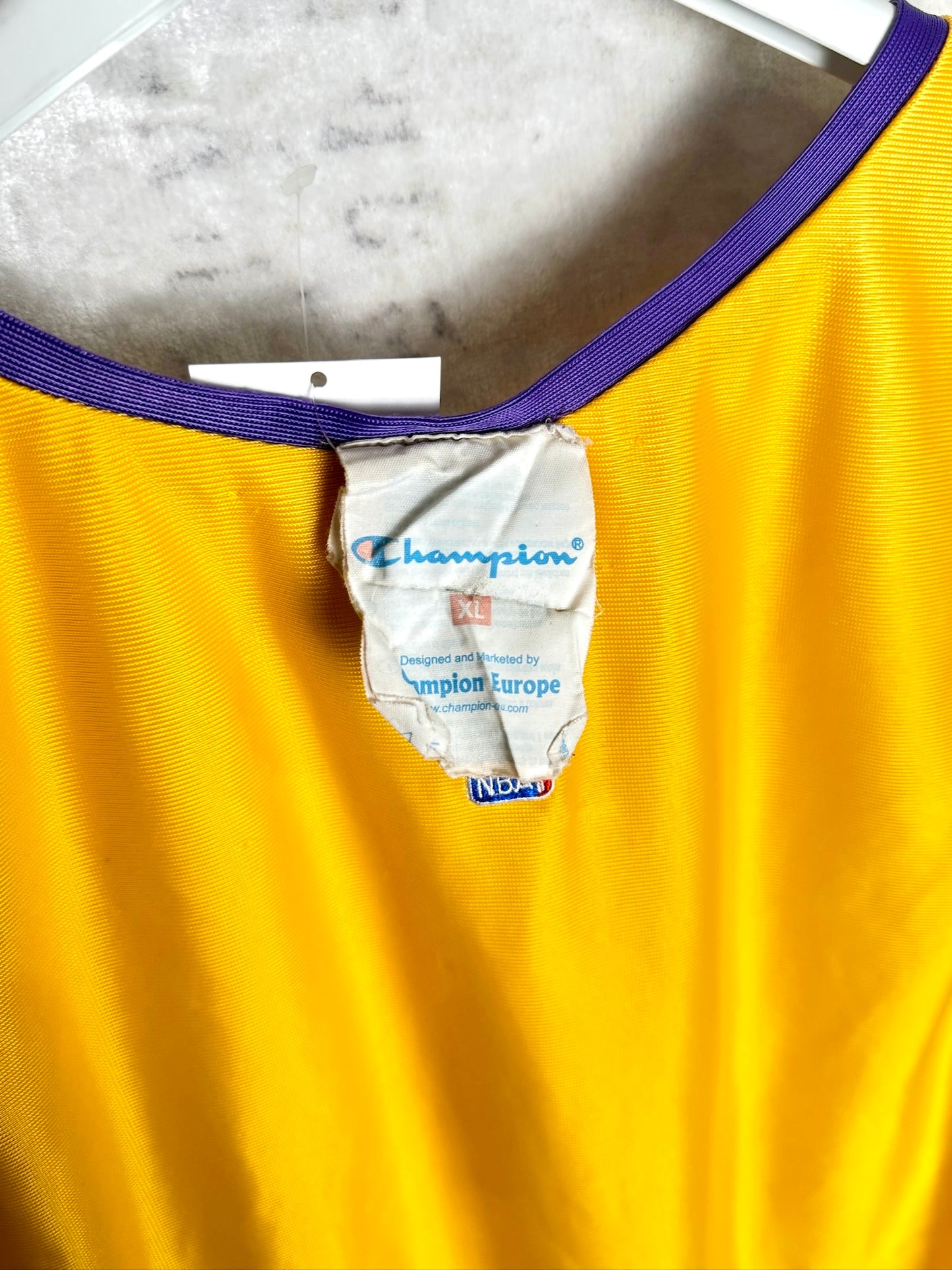 REVERSIBLE CHAMPION LOS ANGELES LAKERS "WESTERN NBA CONFERENCE" JERSEY SZ: XL