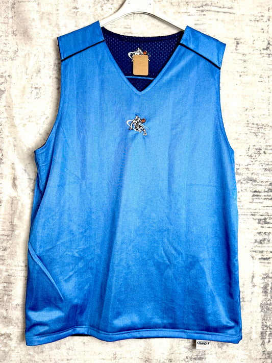 Y2K REVERSIBLE AND1 BASKETBALL JERSEY  SZ: XXL