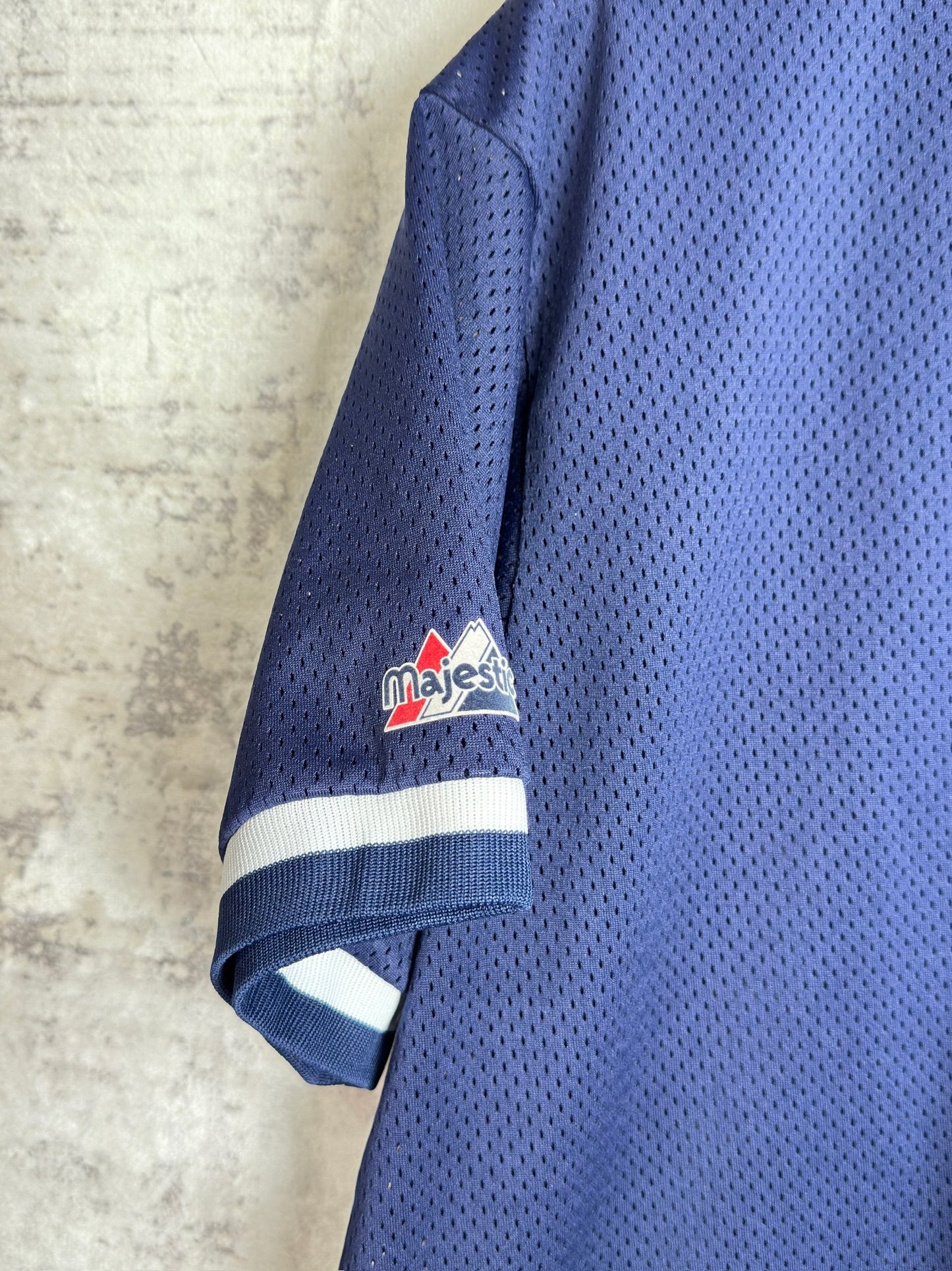 VINTAGE 90s MAJESTIC NEW YORK YANKEES "MADE IN USA" MLB BASEBALL JERSEY  SZ: XXL