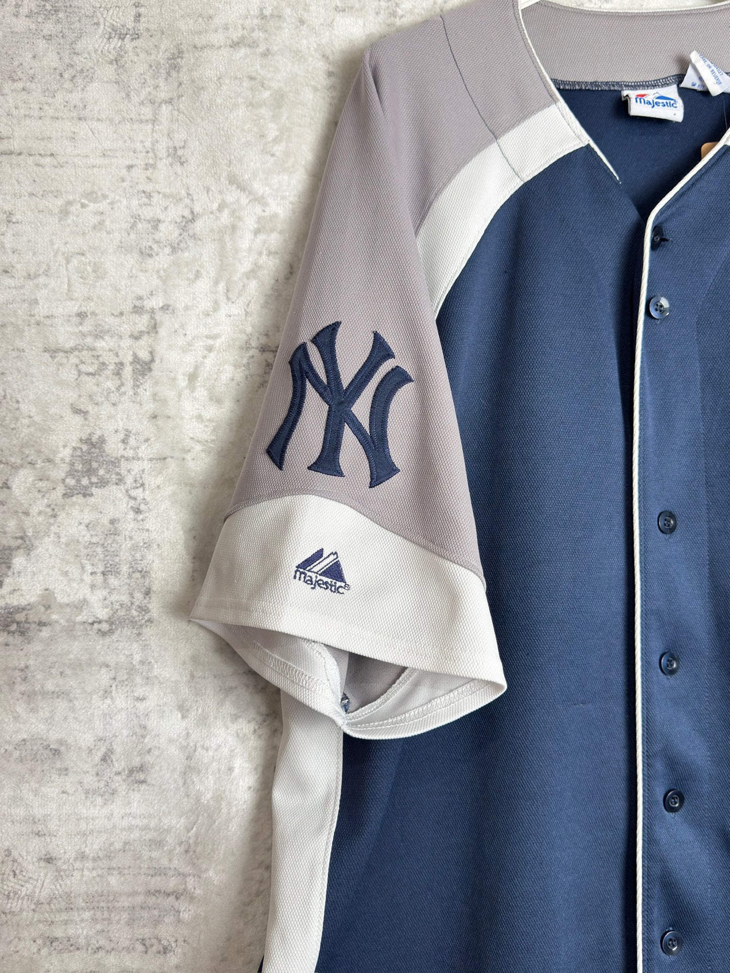 MAJESTIC NEW YORK YANKEES "TRICOLOR" MLB BASEBALL JERSEY  SZ: 3XL