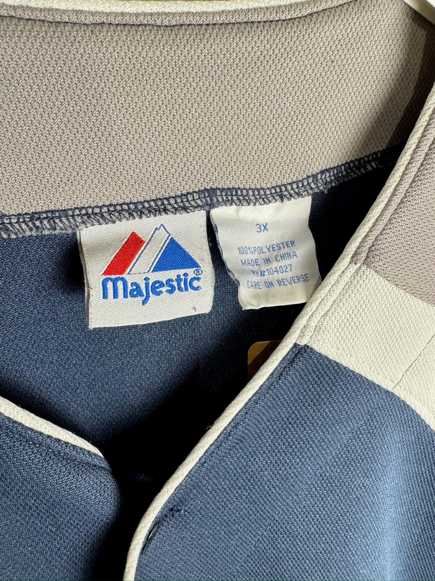 MAJESTIC NEW YORK YANKEES "TRICOLOR" MLB BASEBALL JERSEY  SZ: 3XL